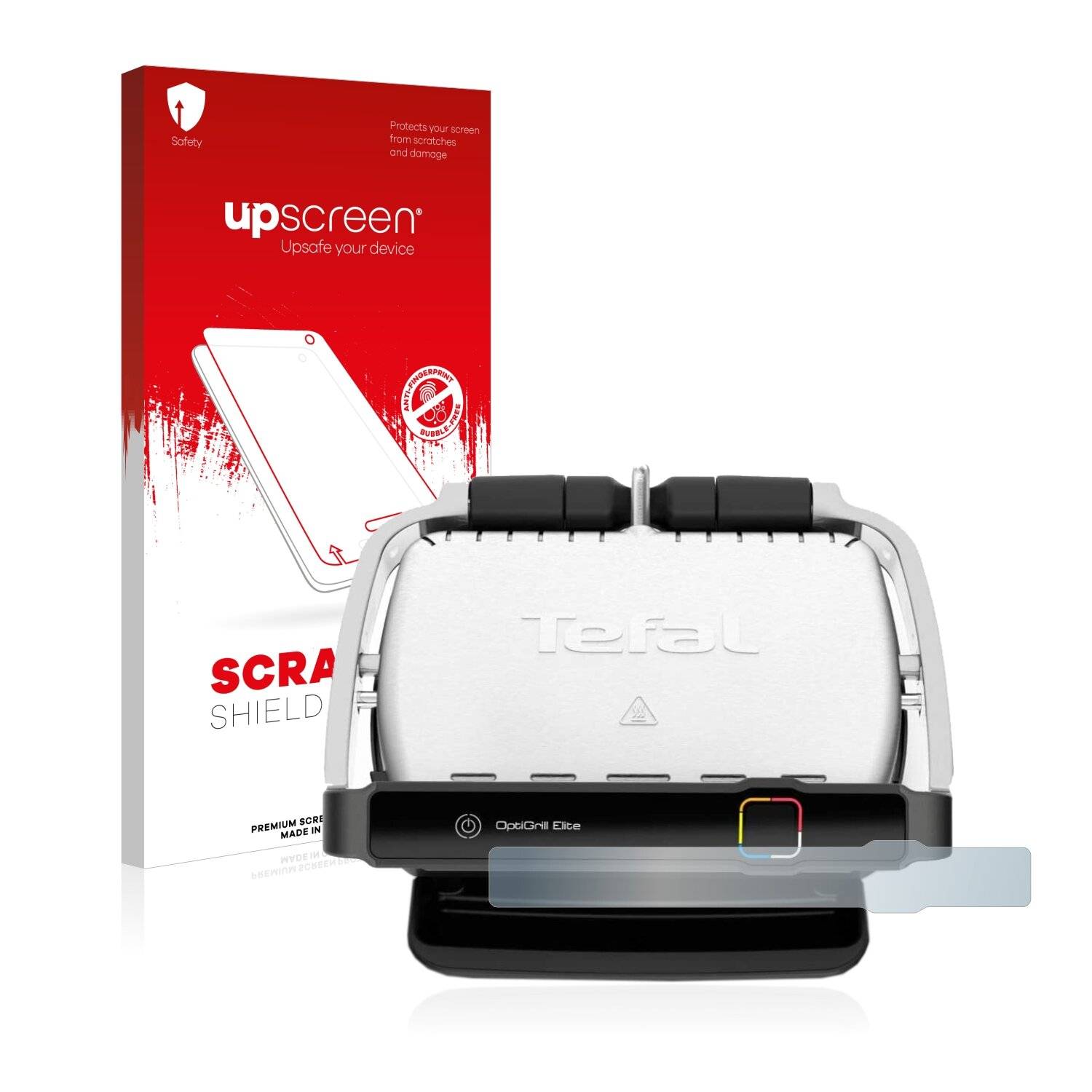upscreen Scratch Shield Clear Premium Displayschutzfolie für Tefal OptiGrill