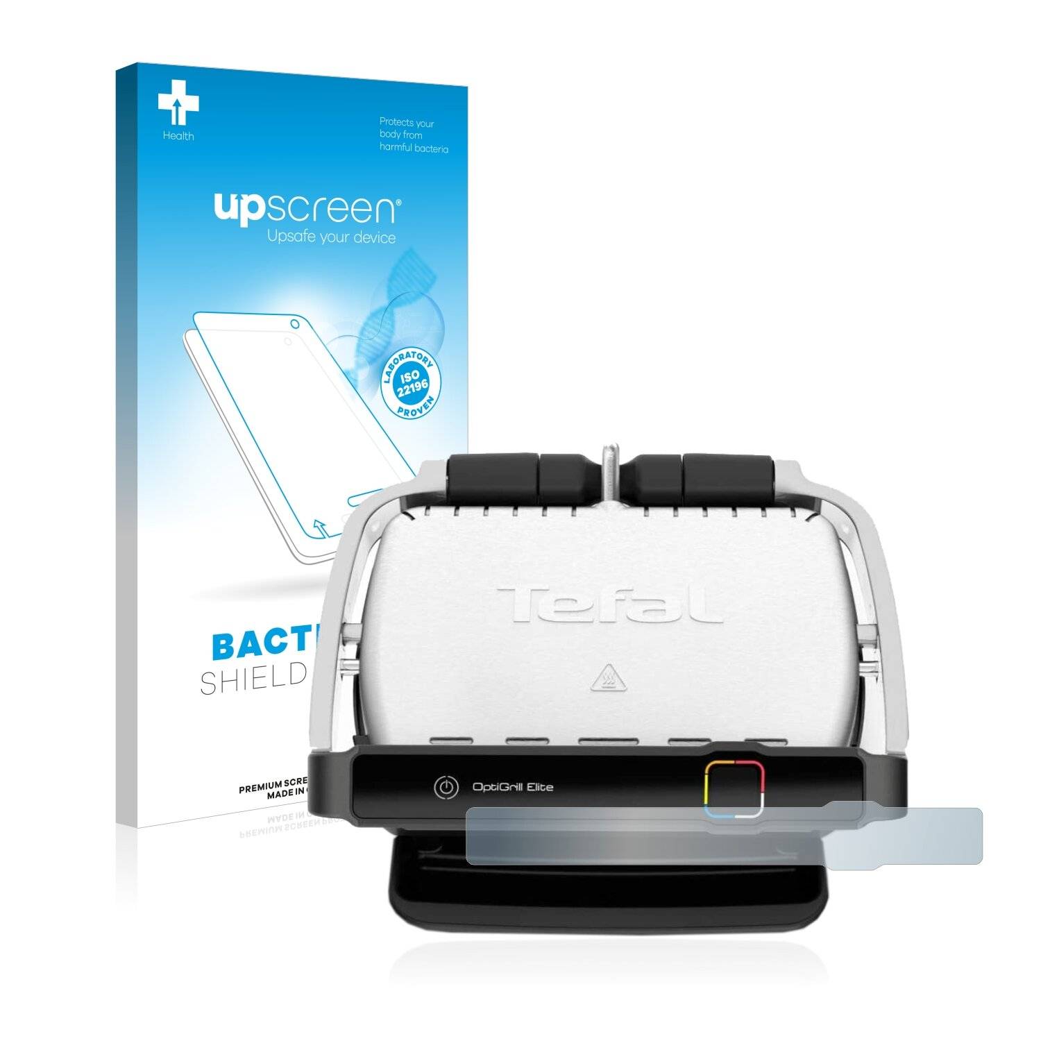 upscreen Bacteria Shield Clear Premium Antibakterielle Displayschutzfolie für Tefal