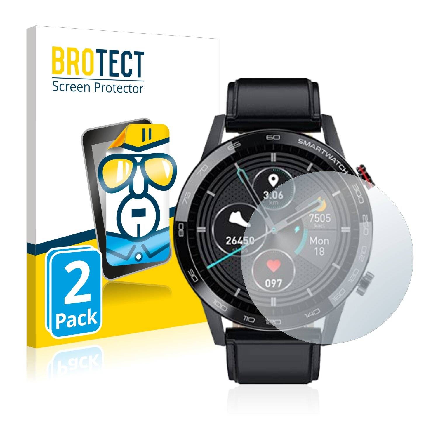 2x BROTECT HD-Clear Displayschutzfolie für Microwear