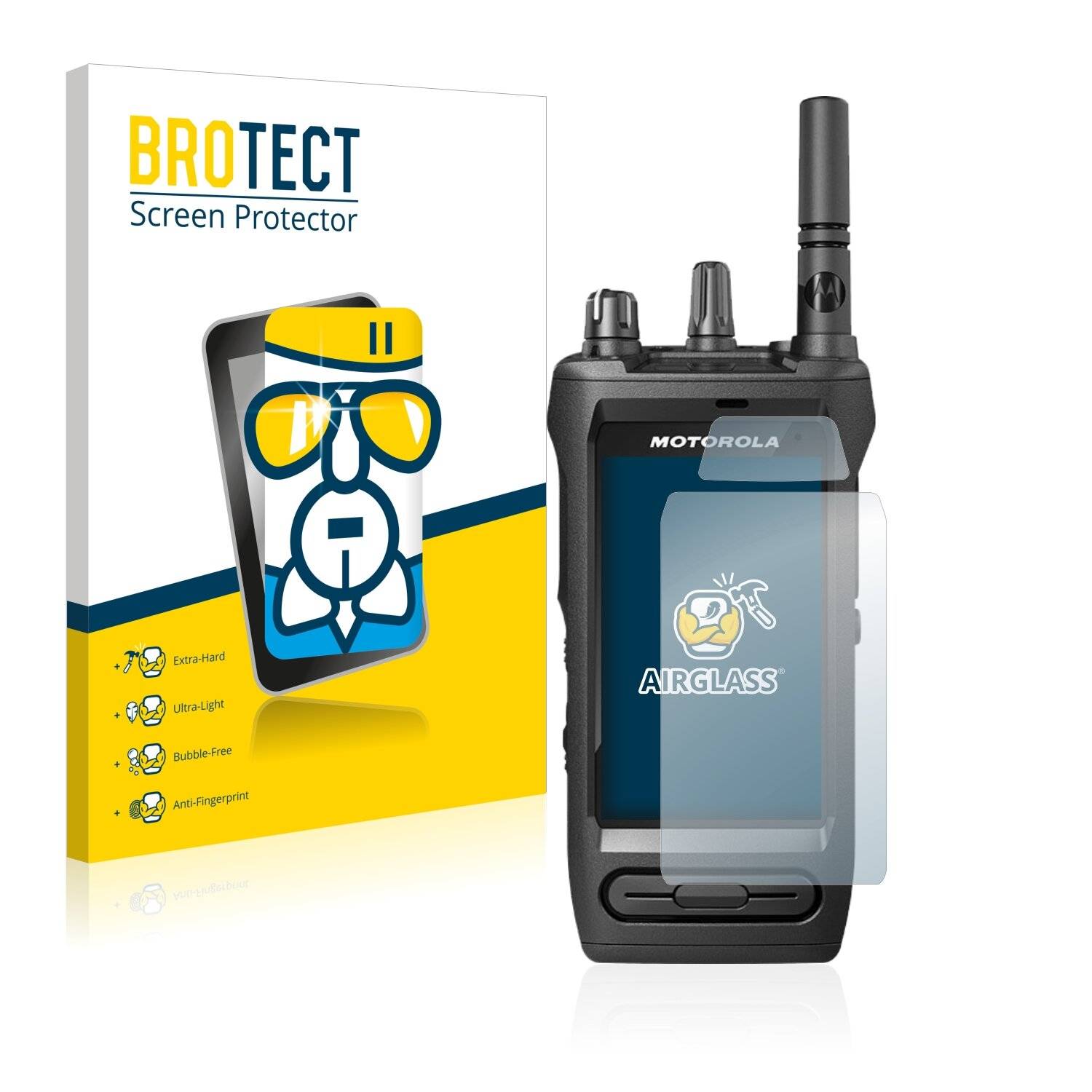 BROTECT AirGlass Schutzglas Folie für Motorola Mototrbo
