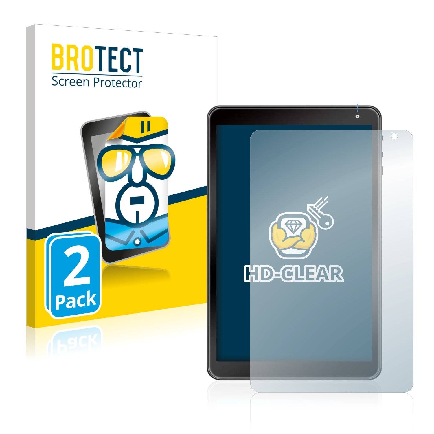 2x BROTECT HD-Clear Displayschutzfolie für Awow