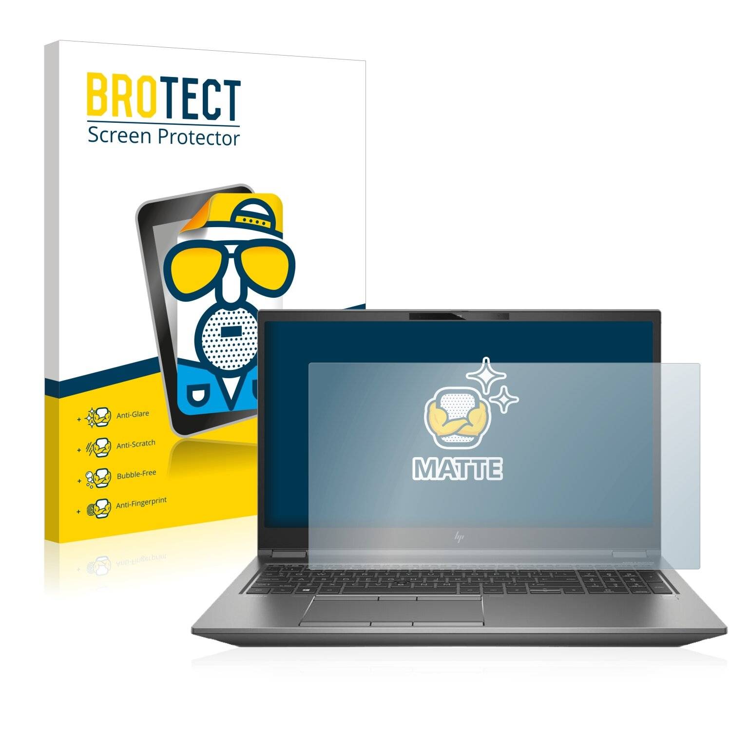 BROTECT Matte Displayschutzfolie für HP ZBook Fury 17 G7 Non-touch - Entspiegelt,