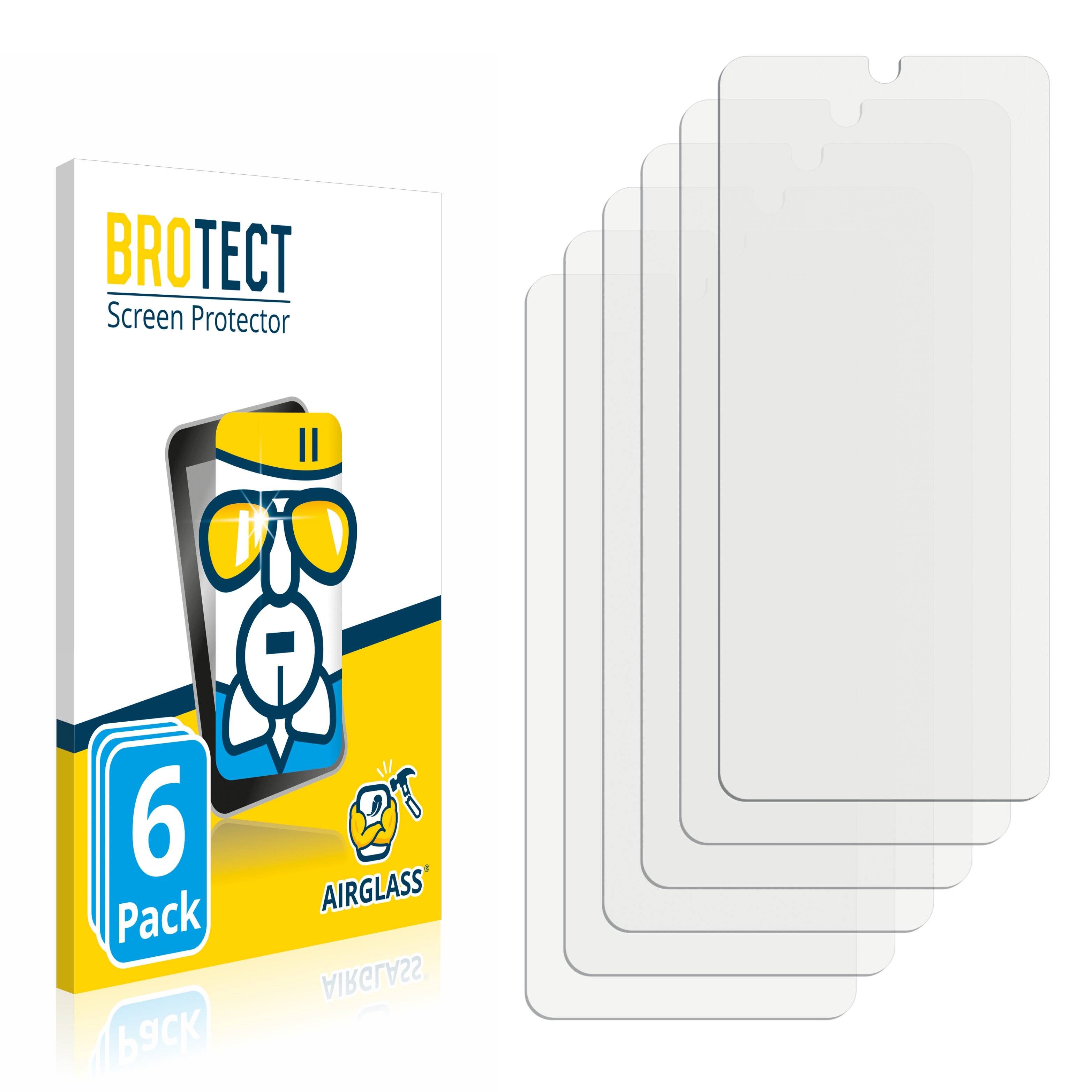 6x BROTECT AirGlass Schutzglas Folie für Huawei Enjoy