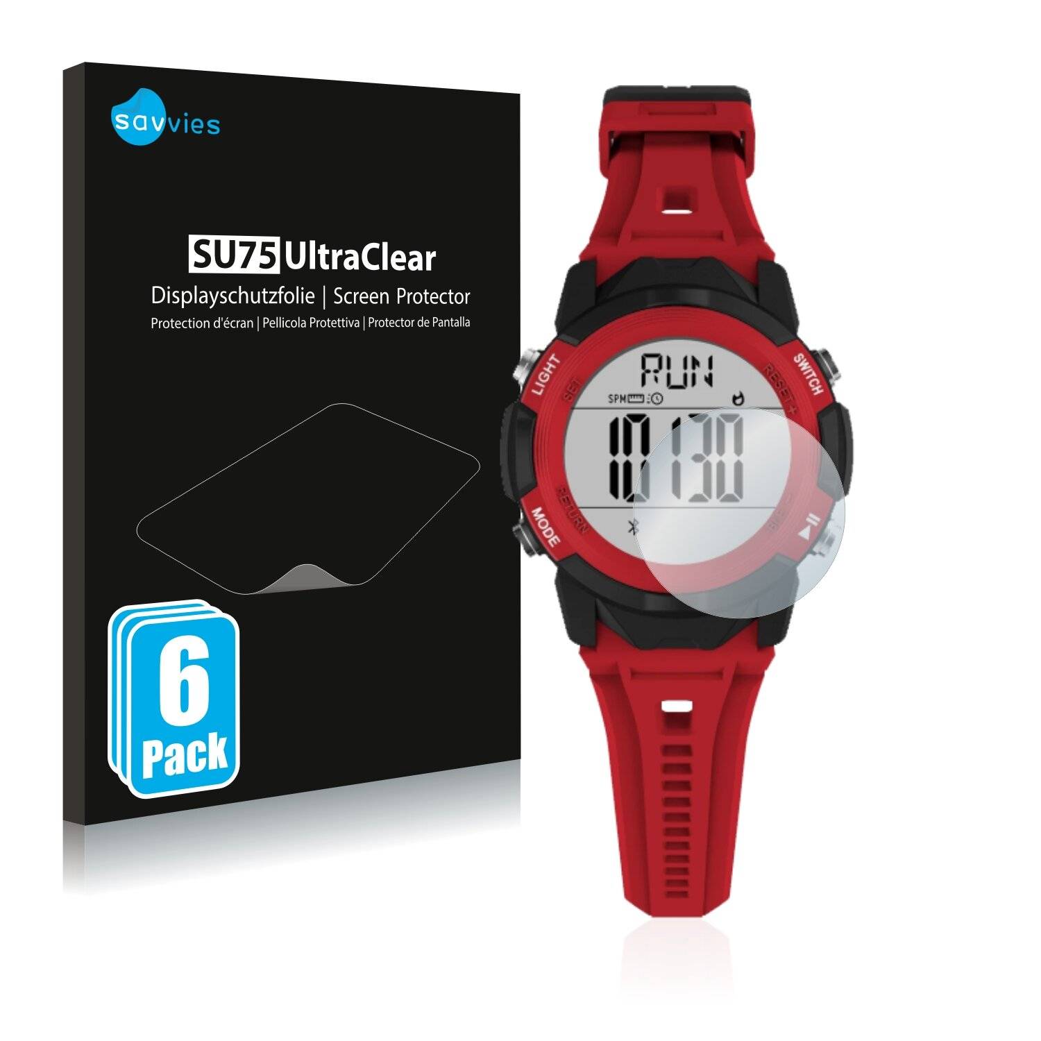 6x Savvies SU75 Displayschutzfolie für Lenovo