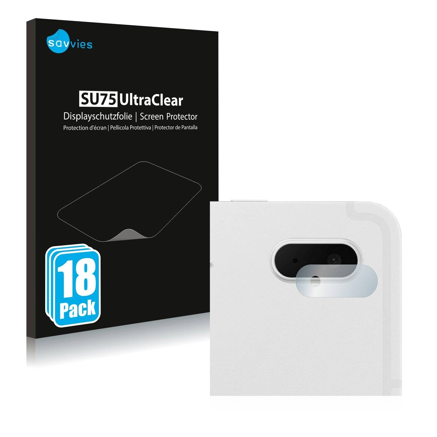 18x Savvies SU75 Displayschutzfolie für Samsung Galaxy Tab S7 FE (NUR