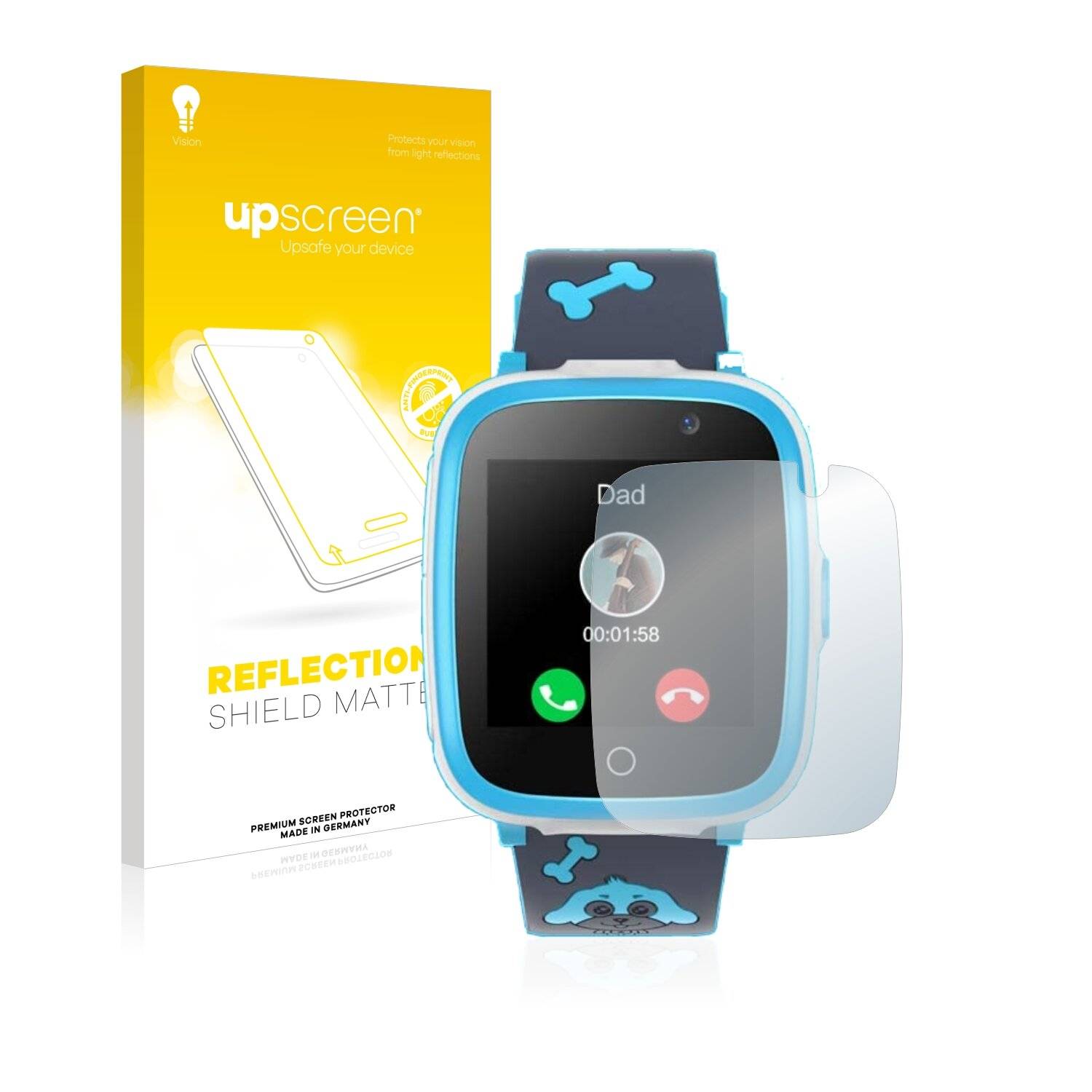 upscreen Reflection Shield Matte Premium Displayschutzfolie für Fitonme