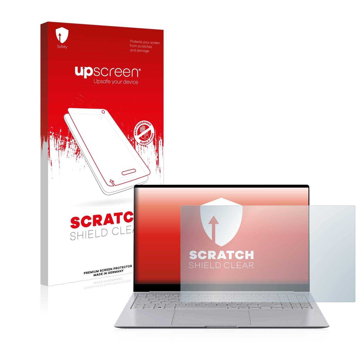 upscreen Scratch Shield Clear Premium Displayschutzfolie für Samsung Galaxy Book Pro