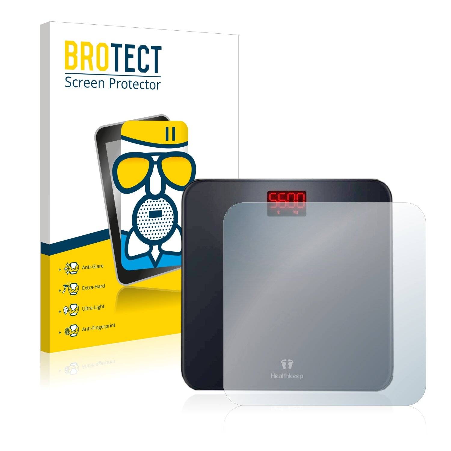 BROTECT AirGlass Matte Schutzglas Folie für Healthkeep Body