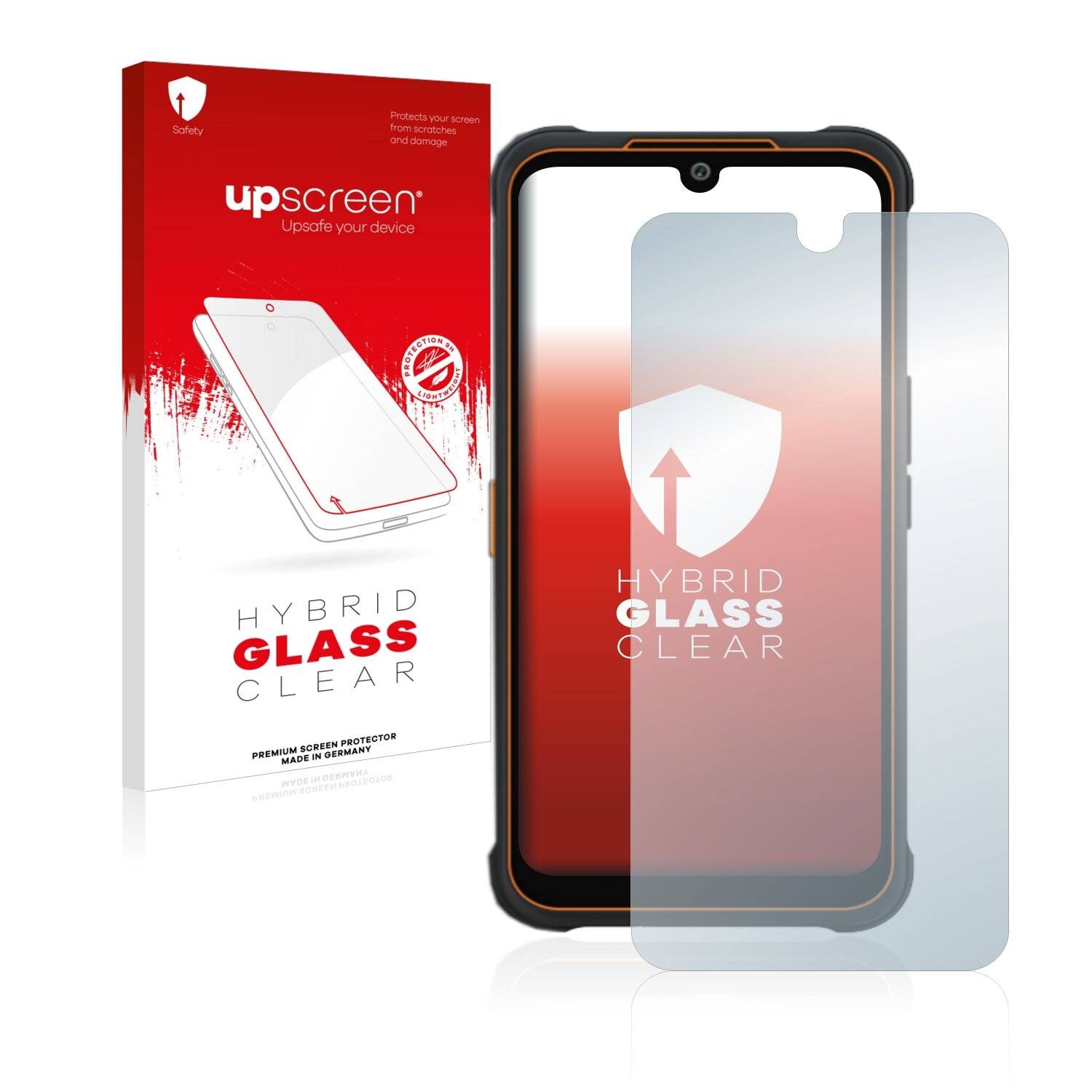 upscreen Hybrid Glass Clear Premium Schutzglas Folie für AGM