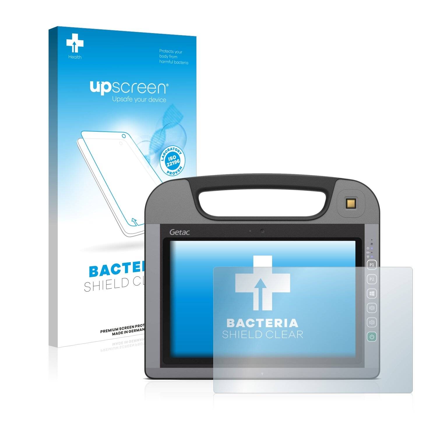 upscreen Bacteria Shield Clear Premium Antibakterielle Displayschutzfolie für Getac