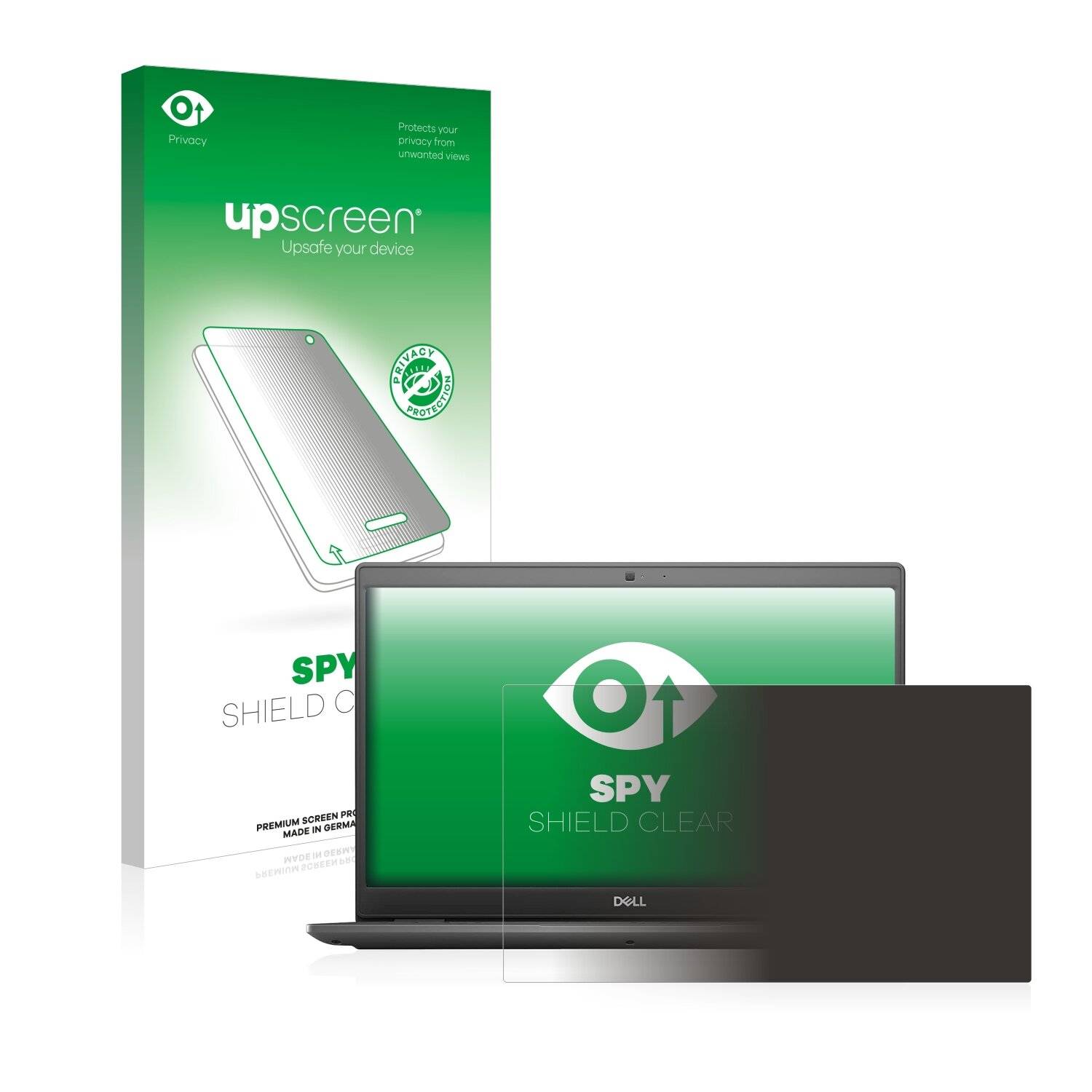 upscreen Spy Shield Clear Premium Blickschutzfolie für Dell Latitude