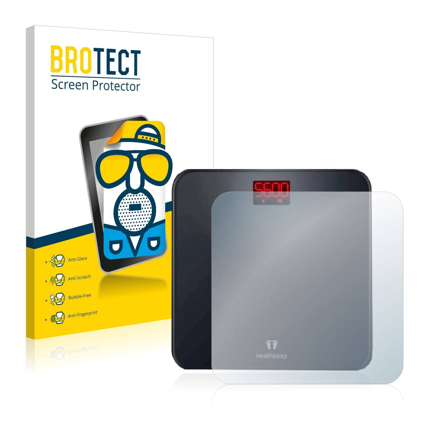 BROTECT Matte Displayschutzfolie für Healthkeep Body Scale - Entspiegelt,