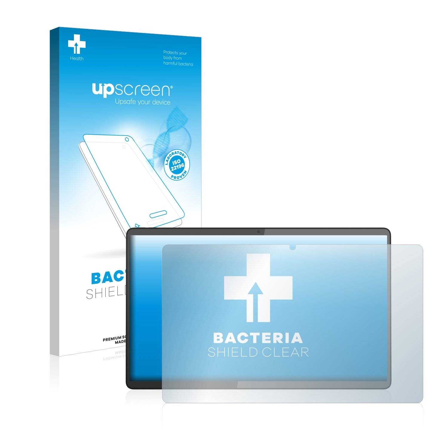 upscreen Bacteria Shield Clear Premium Antibakterielle Displayschutzfolie für Lenovo IdeaPad