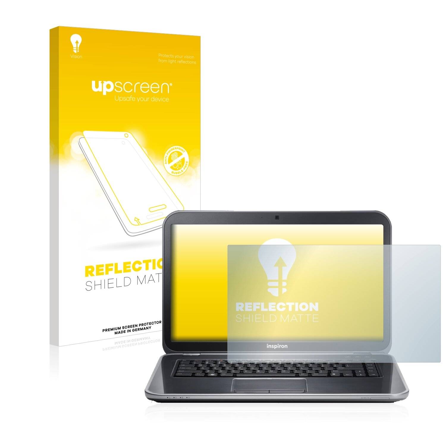 upscreen Reflection Shield Matte Premium Displayschutzfolie für Dell Inspiron 15R