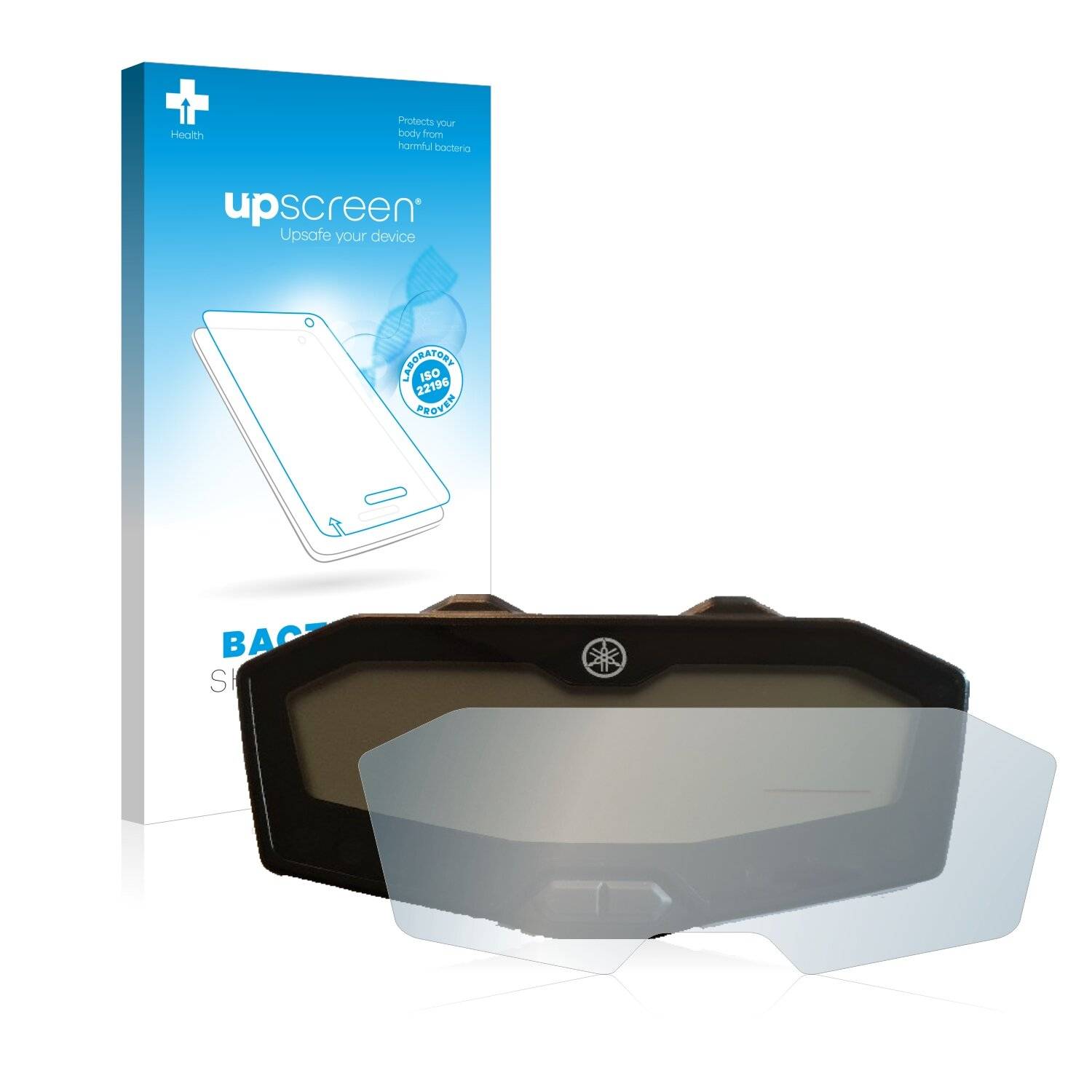 upscreen Bacteria Shield Clear Premium Antibakterielle Displayschutzfolie für Yamaha MT-07