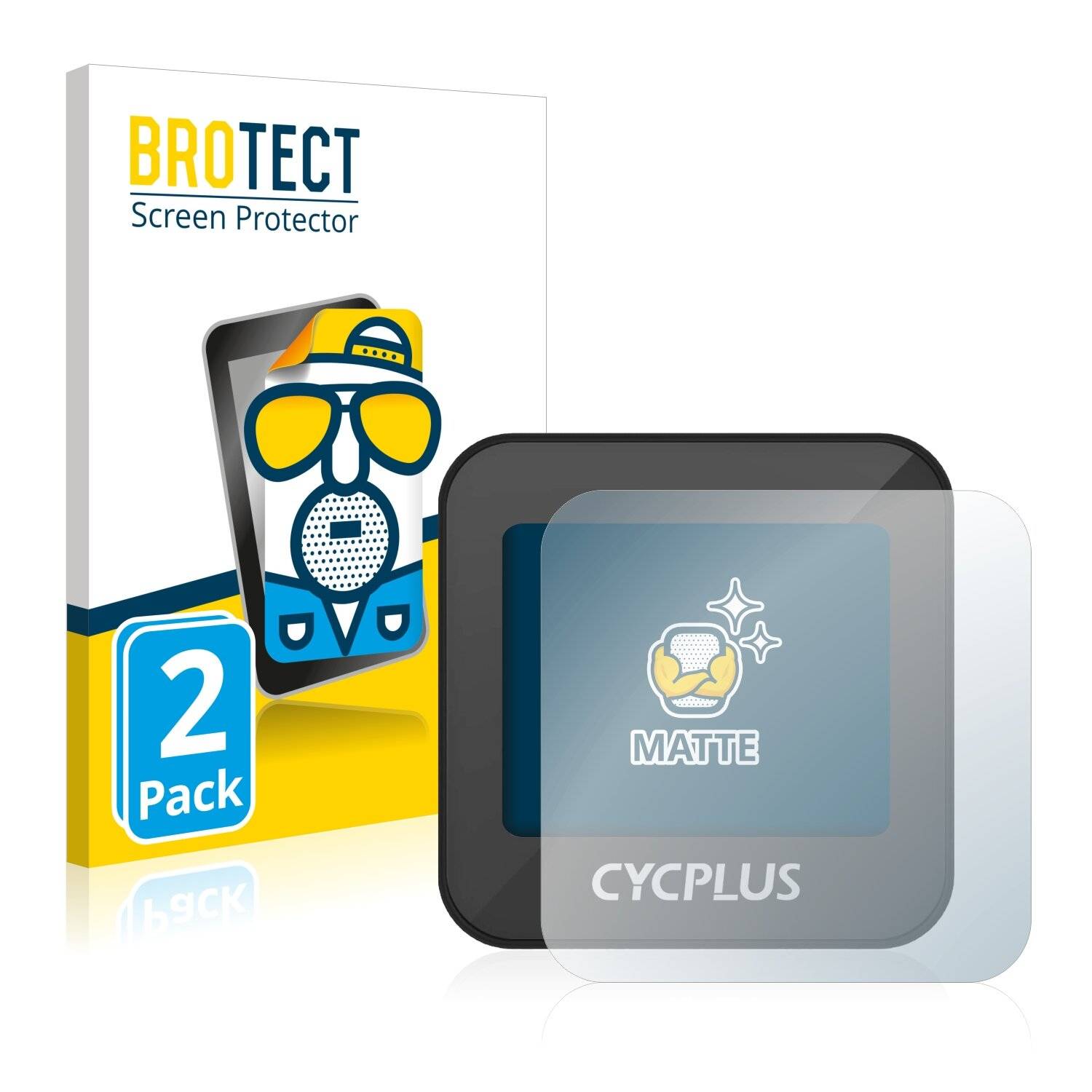2x BROTECT Matte Displayschutzfolie für Cycplus G1 2 - Entspiegelt,