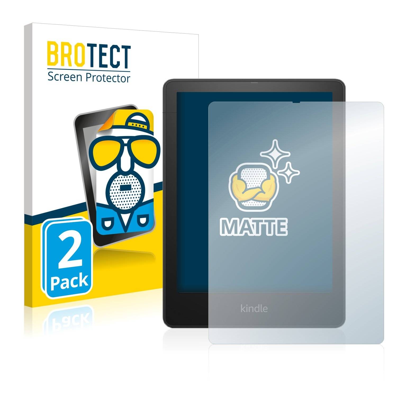 2x BROTECT Matte Displayschutzfolie für Amazon Kindle Paperwhite Signature 2021 -