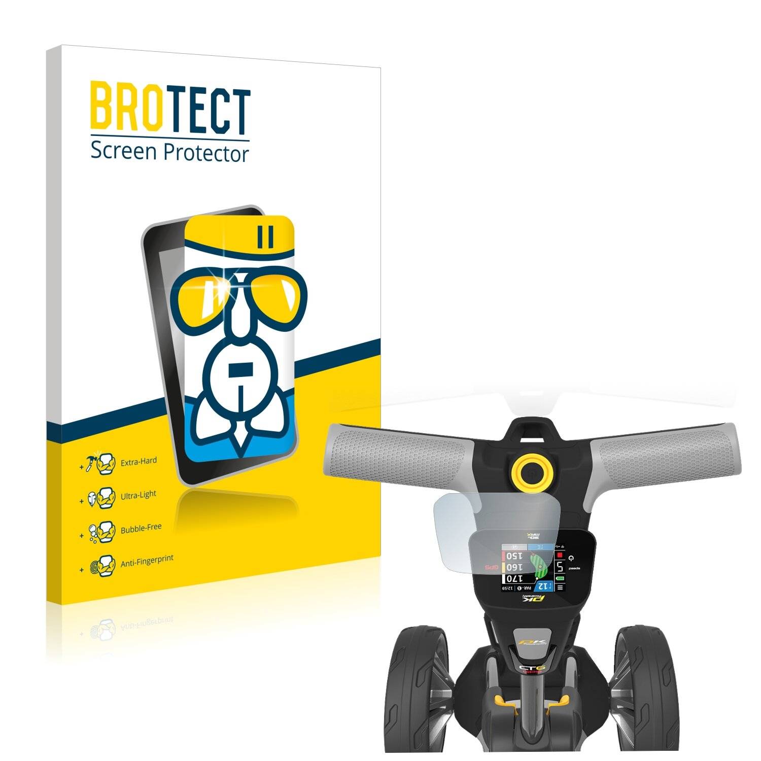 BROTECT AirGlass Schutzglas Folie für PowaKaddy CT6