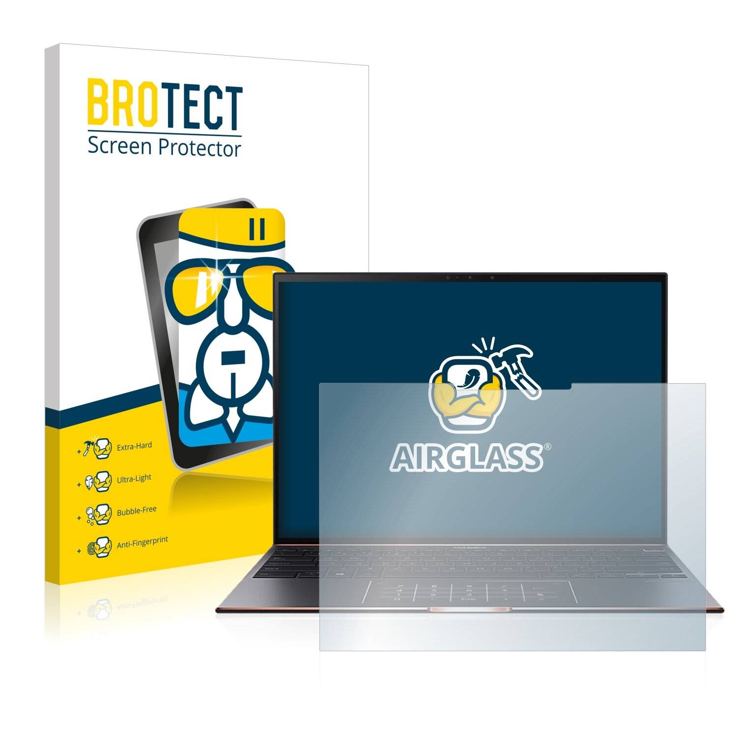 BROTECT AirGlass Schutzglas Folie für Samsung Galaxy A72 5G (NUR