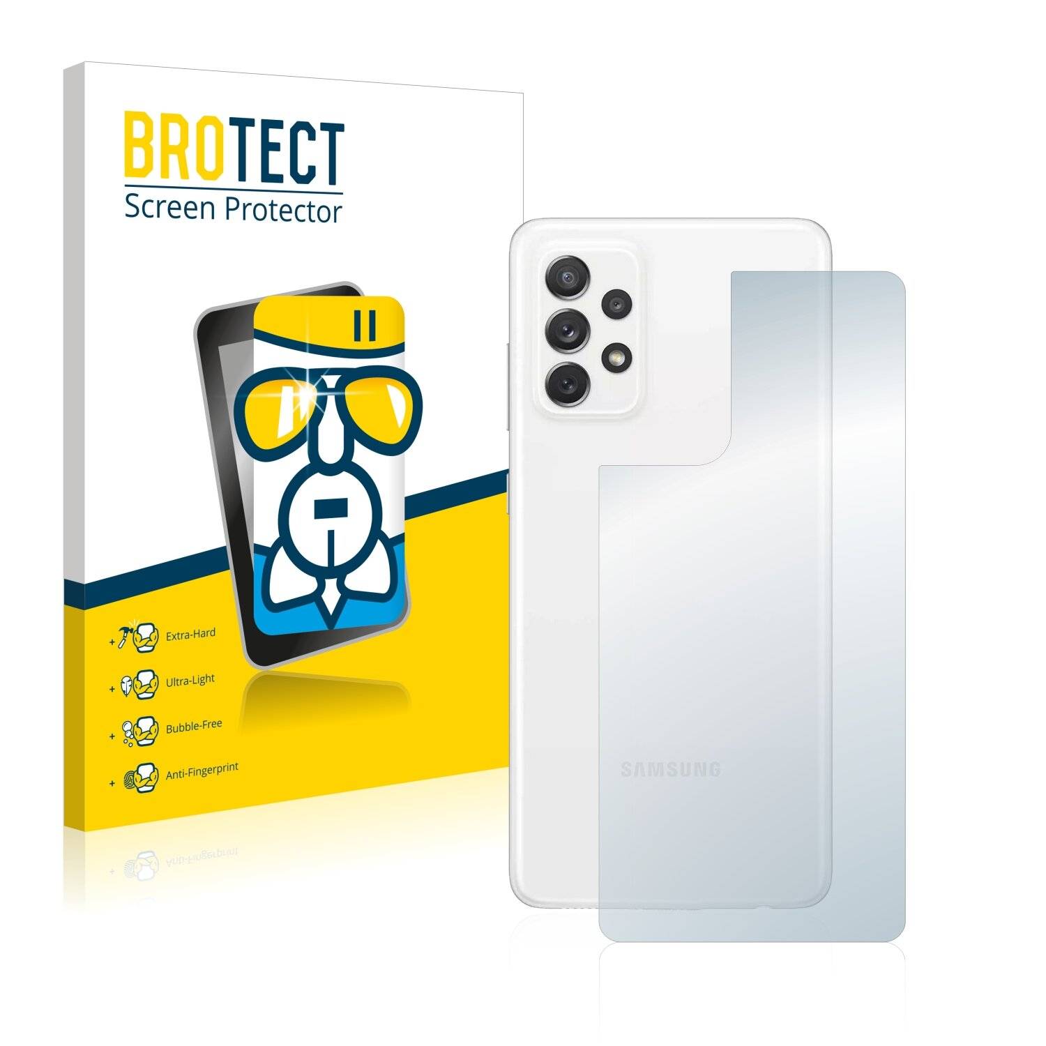BROTECT AirGlass Schutzglas Folie für Samsung Galaxy A72 5G