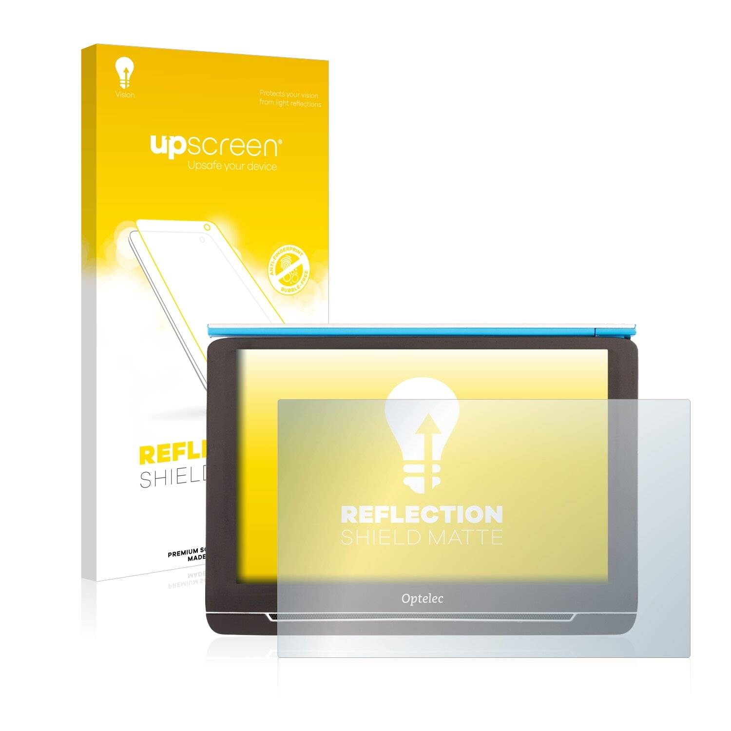 upscreen Reflection Shield Matte Premium Displayschutzfolie für Optelec Compact 10