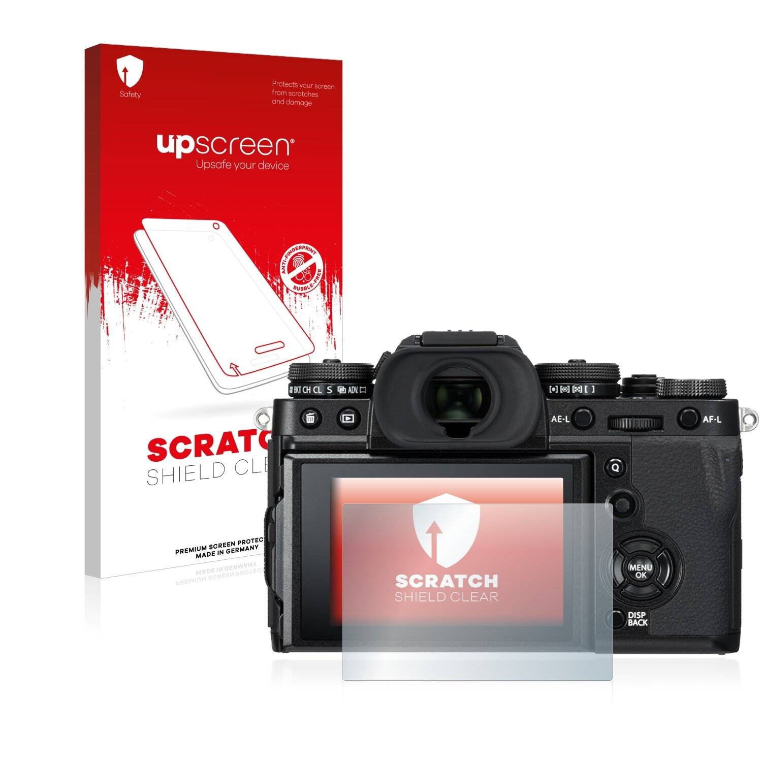 upscreen Scratch Shield Clear Premium Displayschutzfolie für Fujifilm X-T3