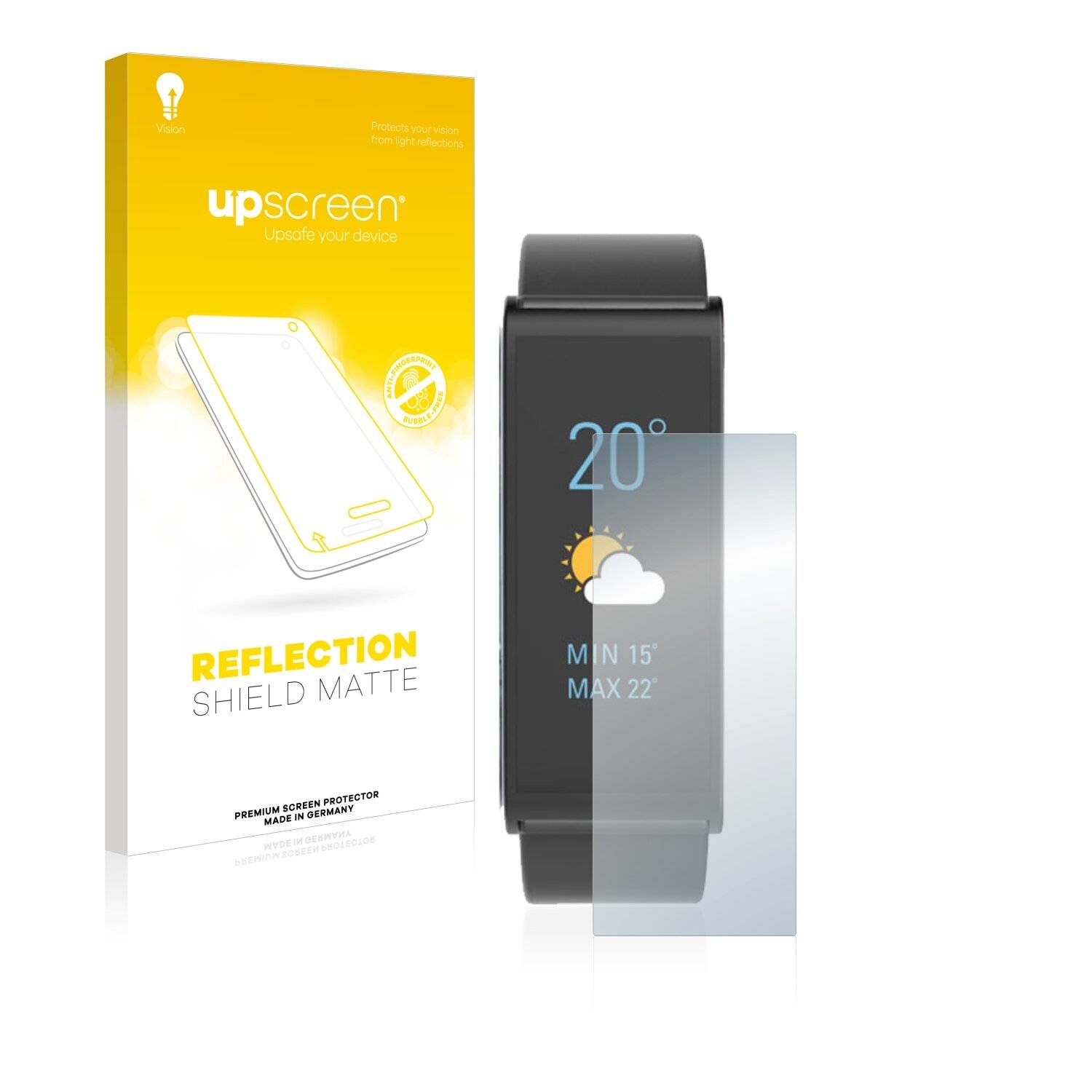 upscreen Reflection Shield Matte Premium Displayschutzfolie für MyKronoz ZeFit