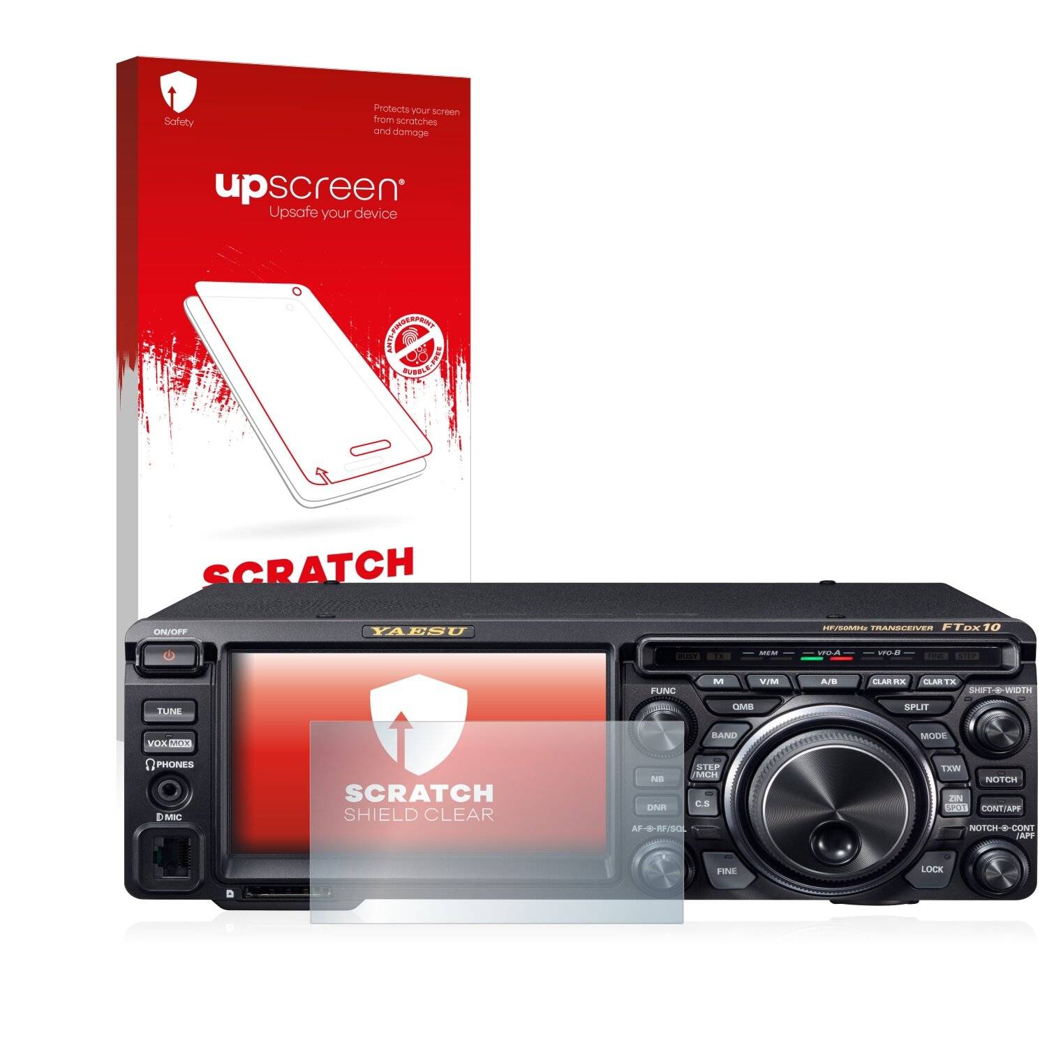 upscreen Scratch Shield Clear Premium Displayschutzfolie für Yaesu