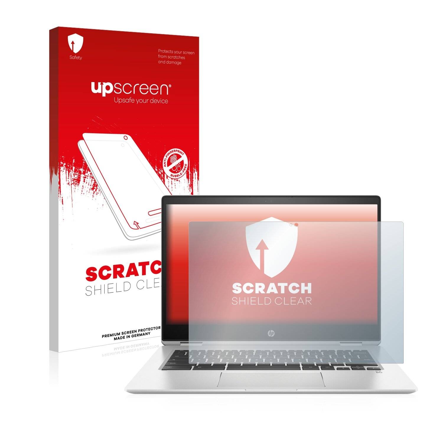 upscreen Scratch Shield Clear Premium Displayschutzfolie für HP Chromebook x360