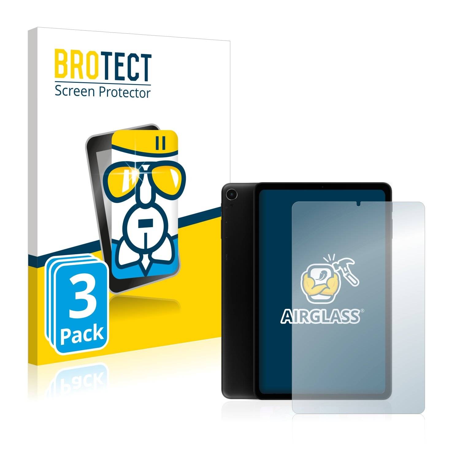 3x BROTECT AirGlass Schutzglas Folie für Alldocube iPlay 40