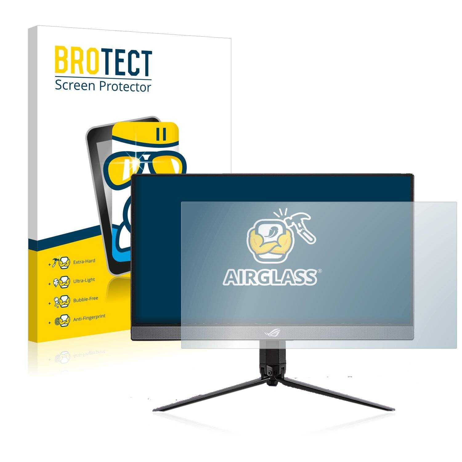 BROTECT AirGlass Schutzglas Folie für Asus ROG Strix