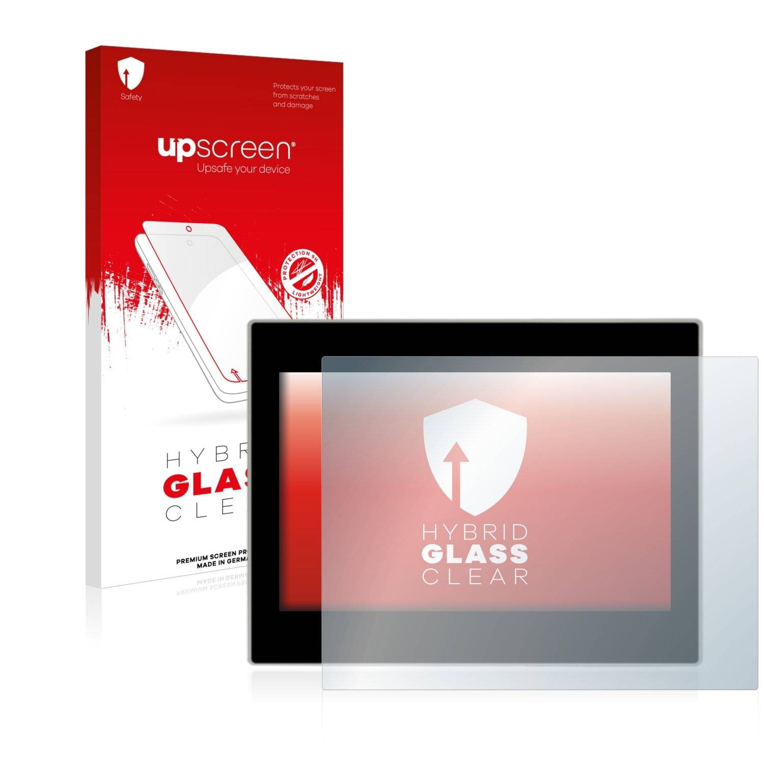 upscreen Hybrid Glass Clear Premium Schutzglas Folie für Panasonic