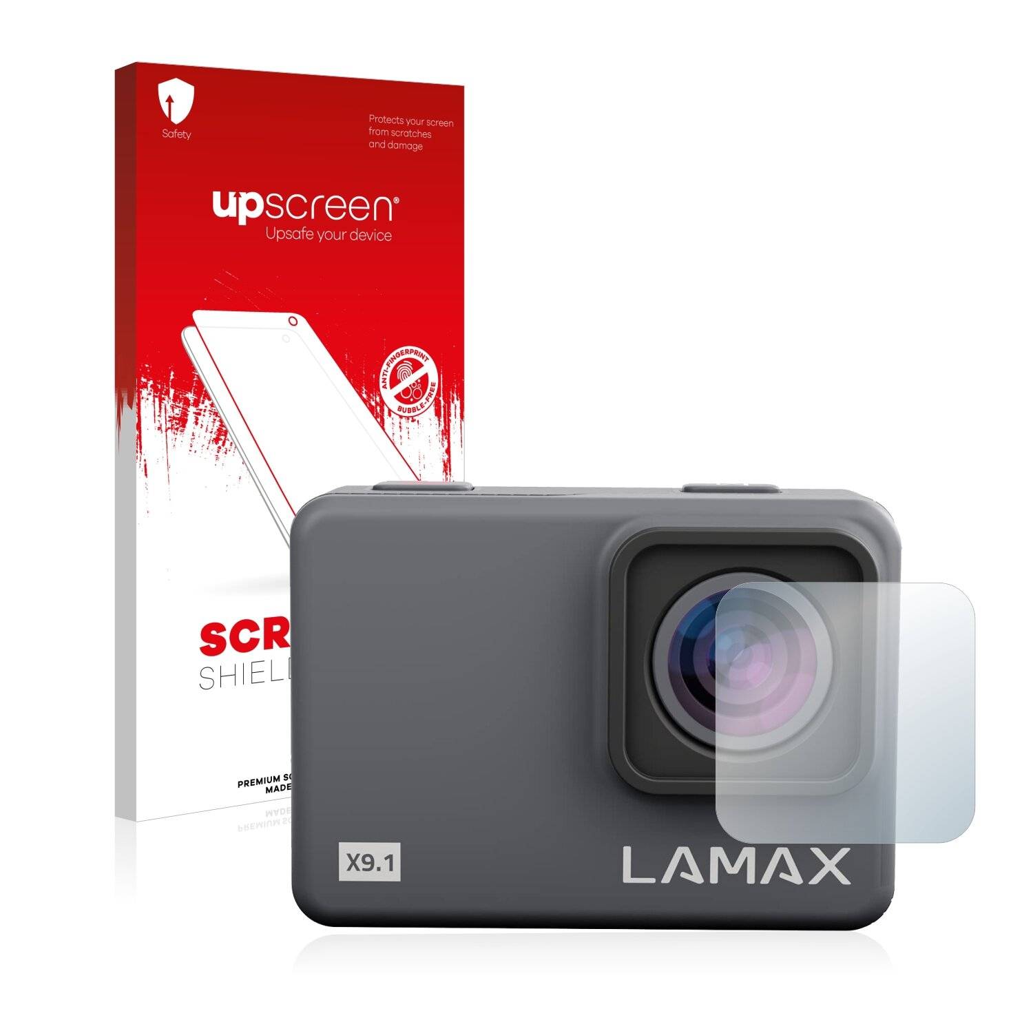 upscreen Scratch Shield Clear Premium Displayschutzfolie für Lamax X9.1 Linse