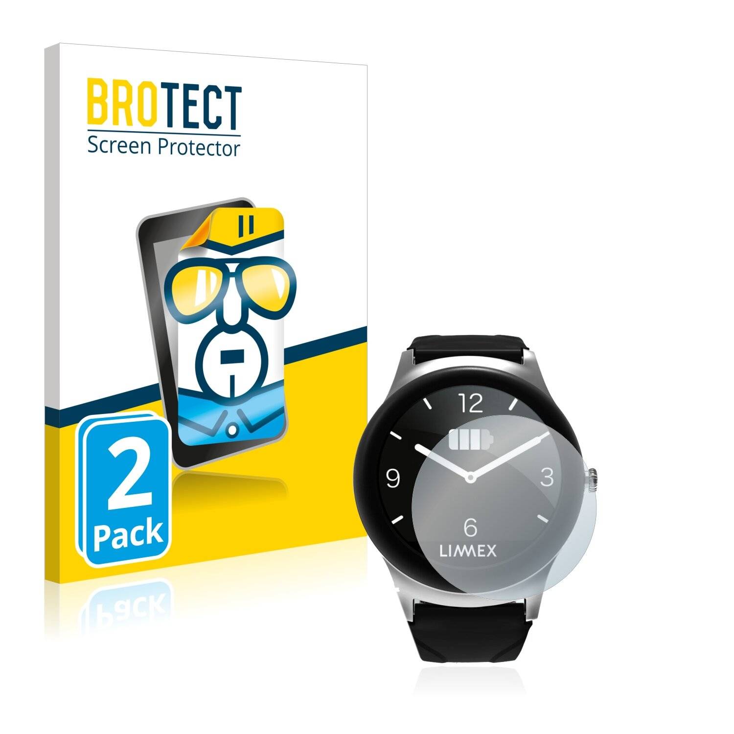 2x BROTECT HD-Clear Displayschutzfolie für Limmex