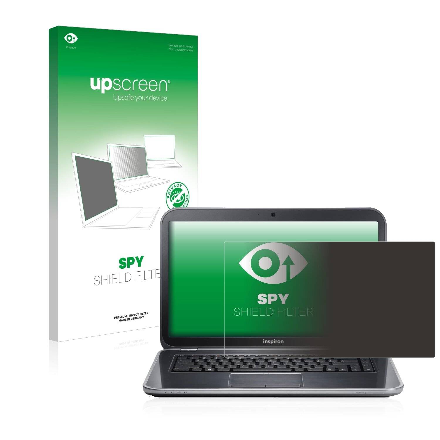 upscreen Spy Shield Filter Premium Blickschutzfilter für Dell Inspiron 15R
