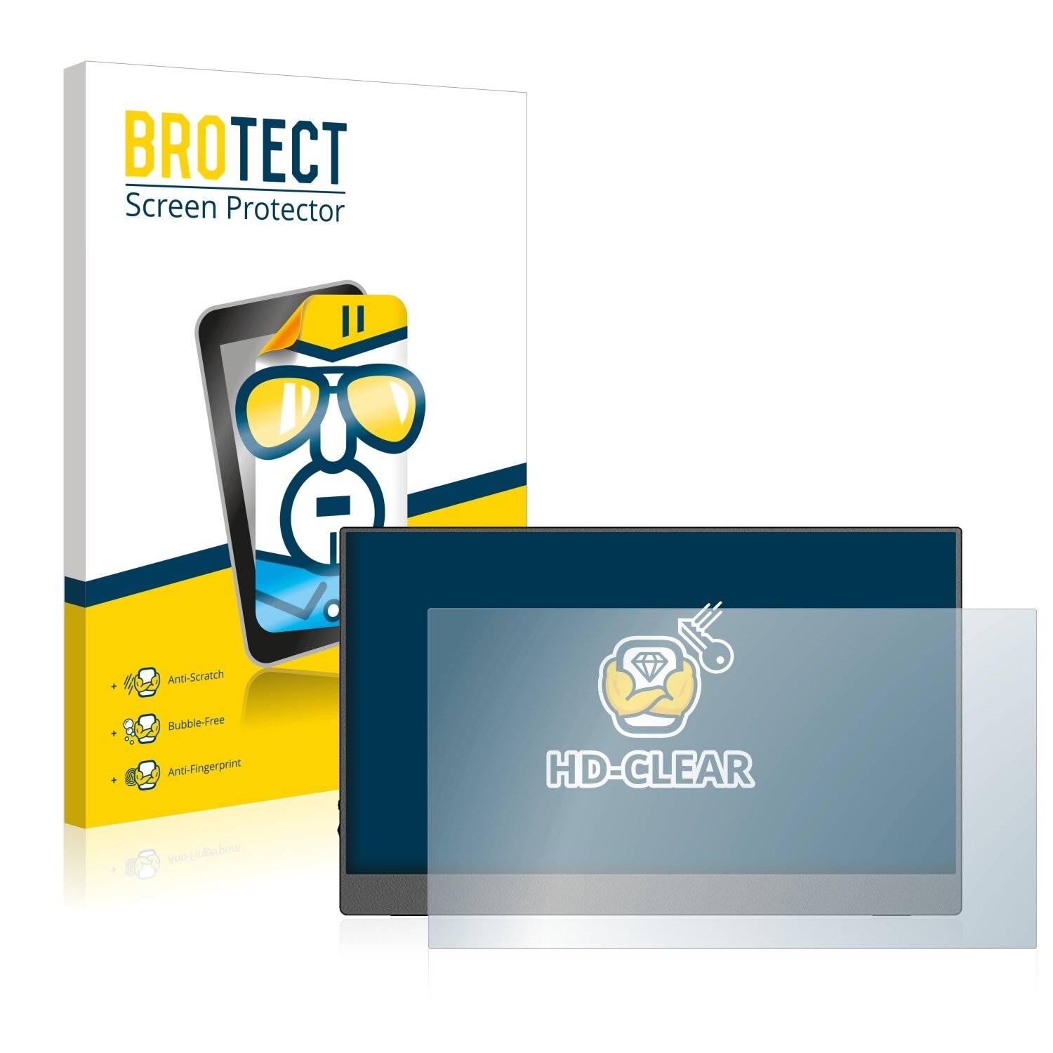 BROTECT HD-Clear Displayschutzfolie für Gichat ME16XX Portable