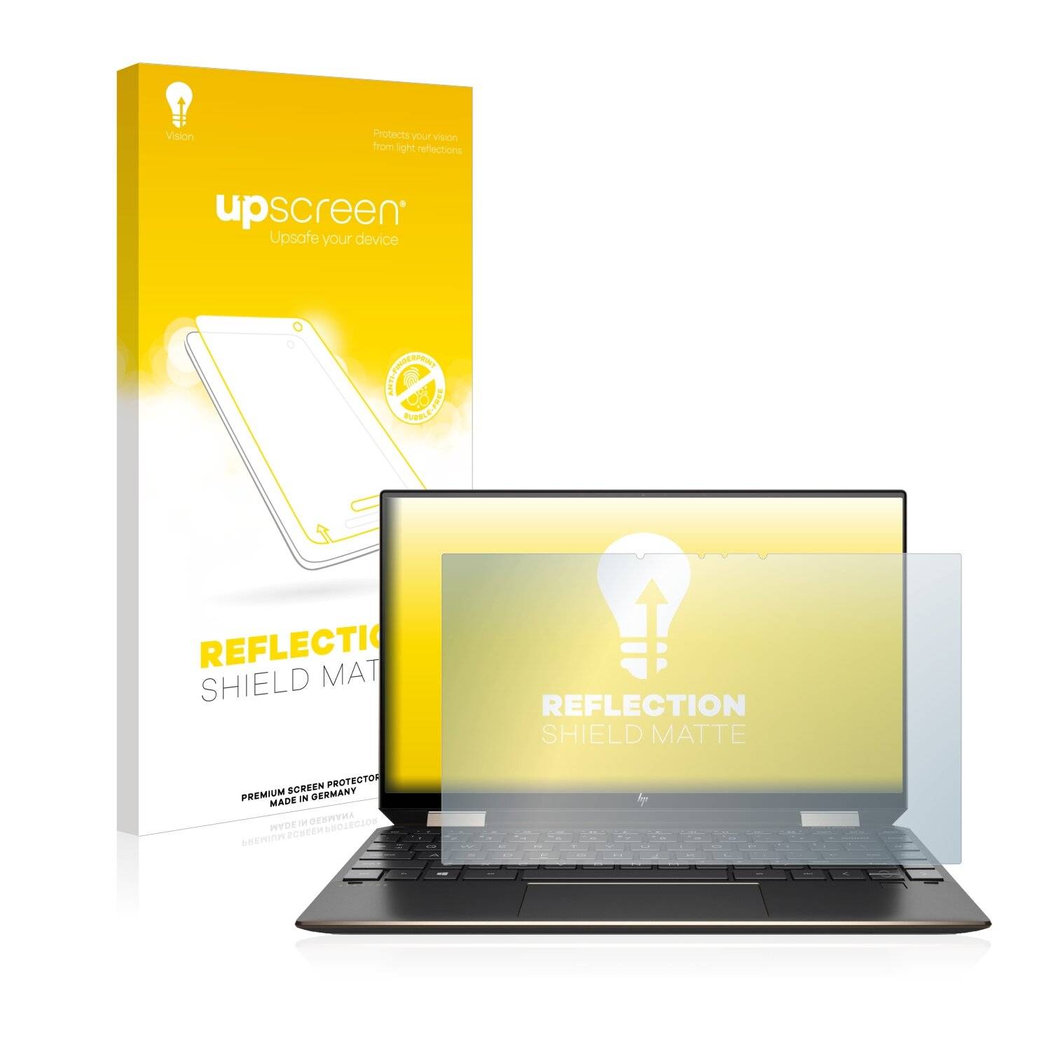 upscreen Reflection Shield Matte Premium Displayschutzfolie für HP Spectre x360