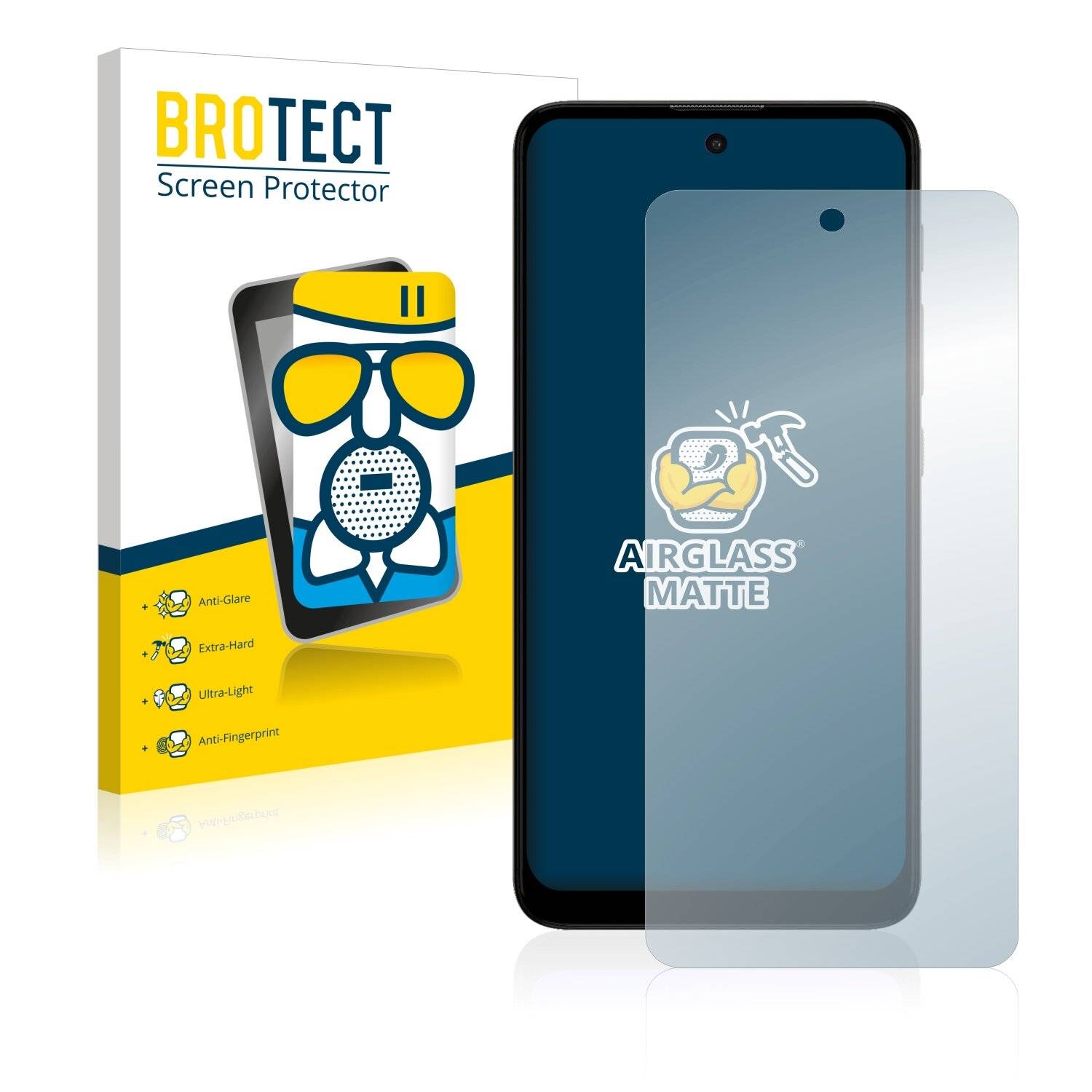 BROTECT AirGlass Matte Schutzglas Folie für Motorola Moto