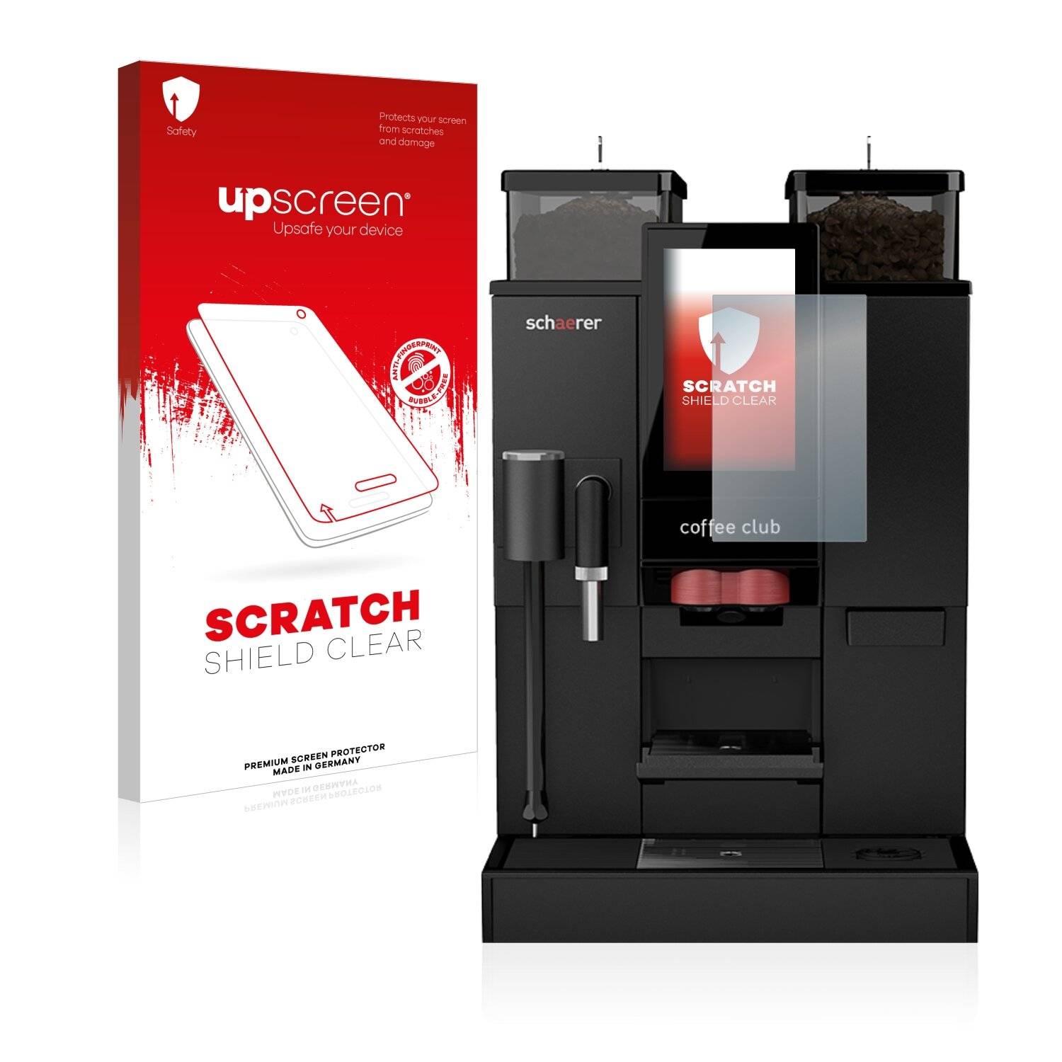 upscreen Scratch Shield Clear Premium Displayschutzfolie für Schaerer Coffee