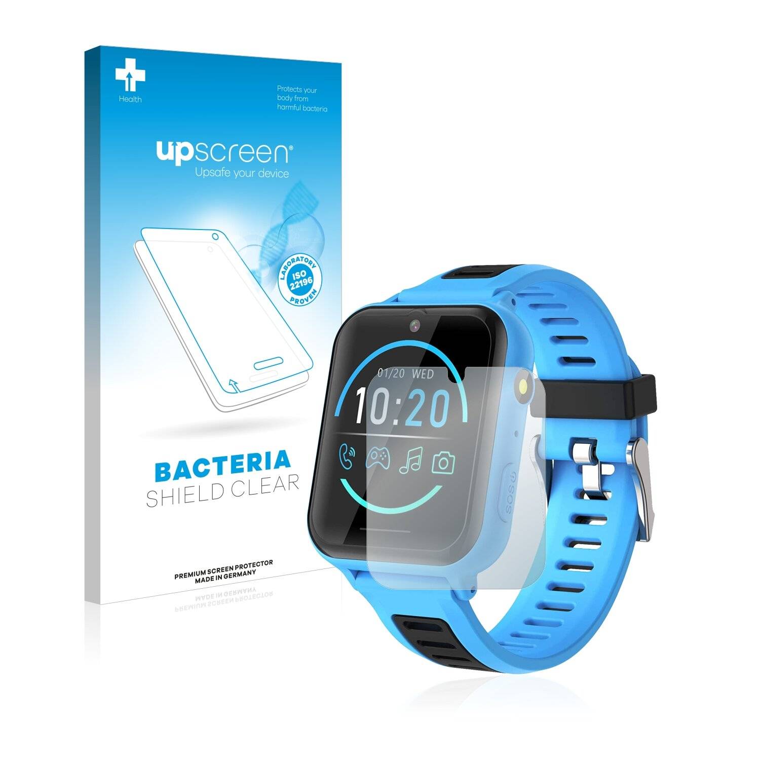 upscreen Bacteria Shield Clear Premium Antibakterielle Displayschutzfolie für Bausian