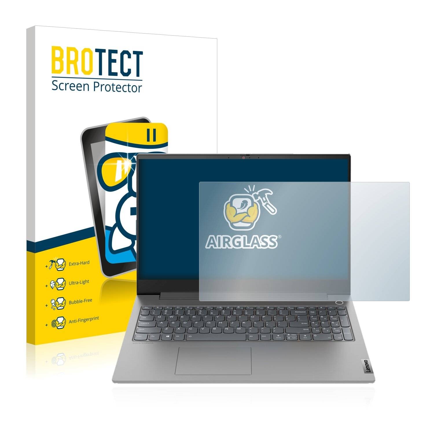 BROTECT AirGlass Schutzglas Folie für Lenovo ThinBook