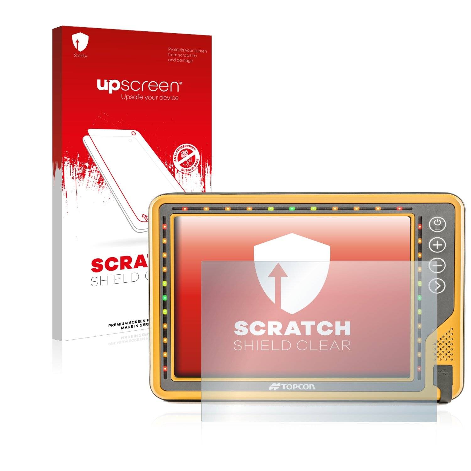 upscreen Scratch Shield Clear Premium Displayschutzfolie für Topcon