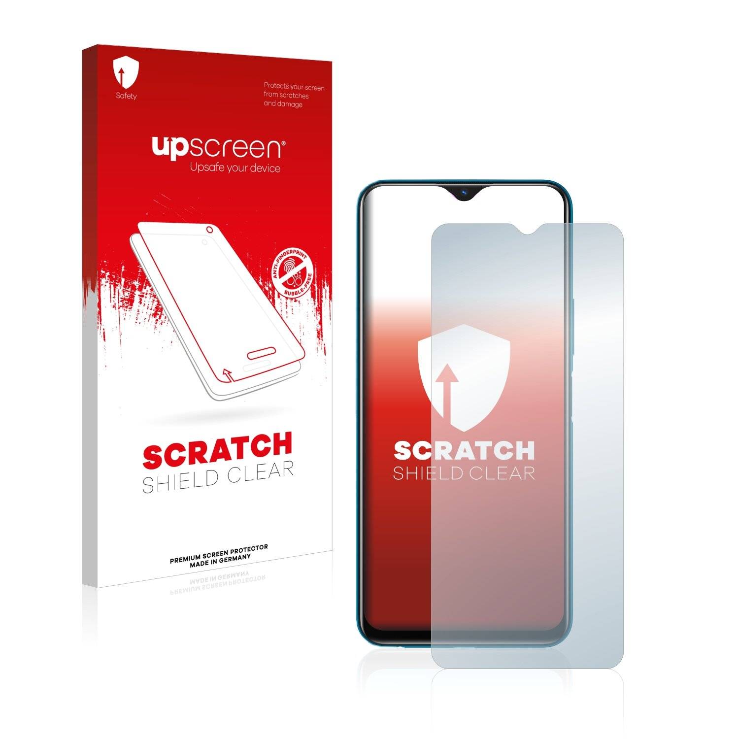 upscreen Scratch Shield Clear Premium Displayschutzfolie für Vivo