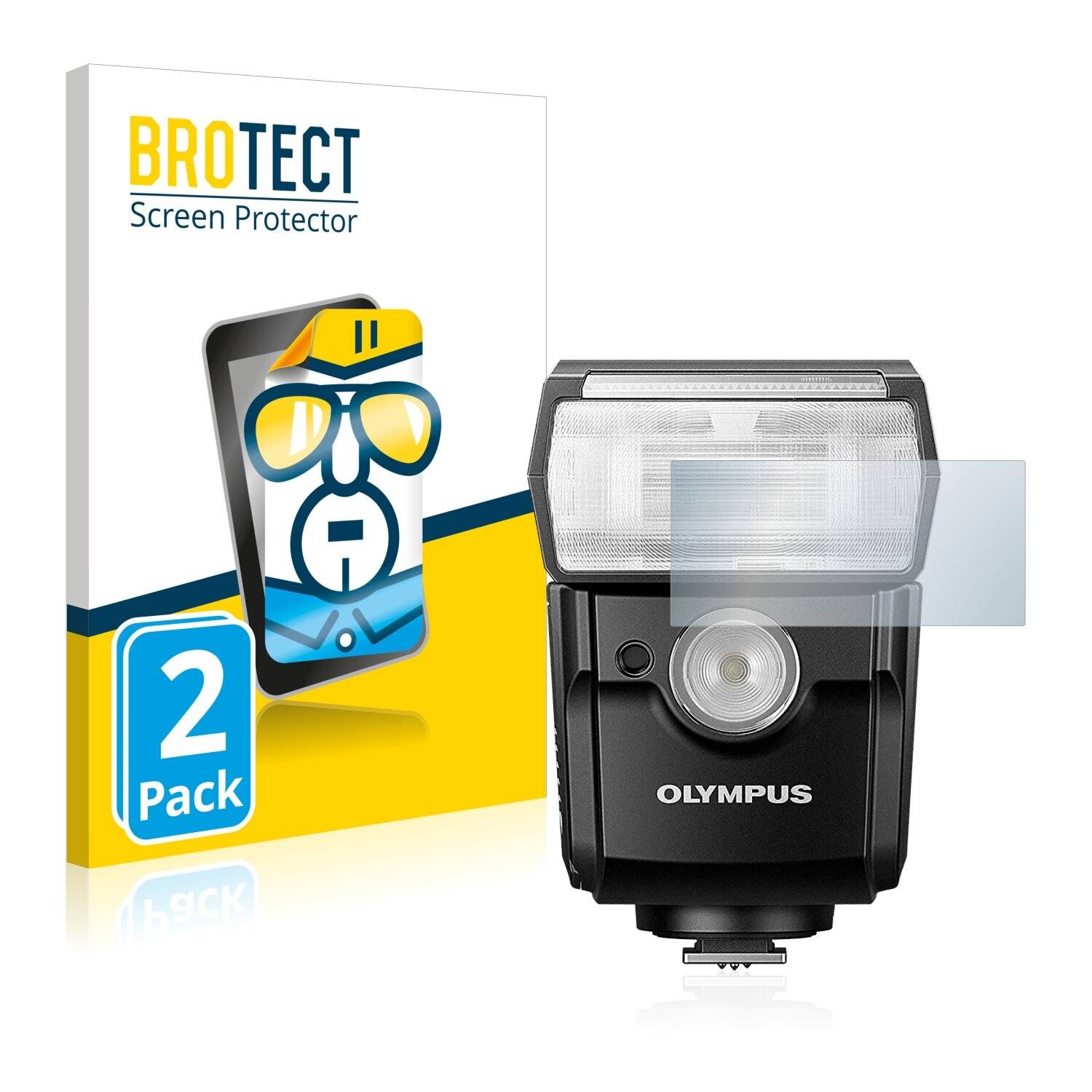 2x BROTECT HD-Clear Displayschutzfolie für Olympus