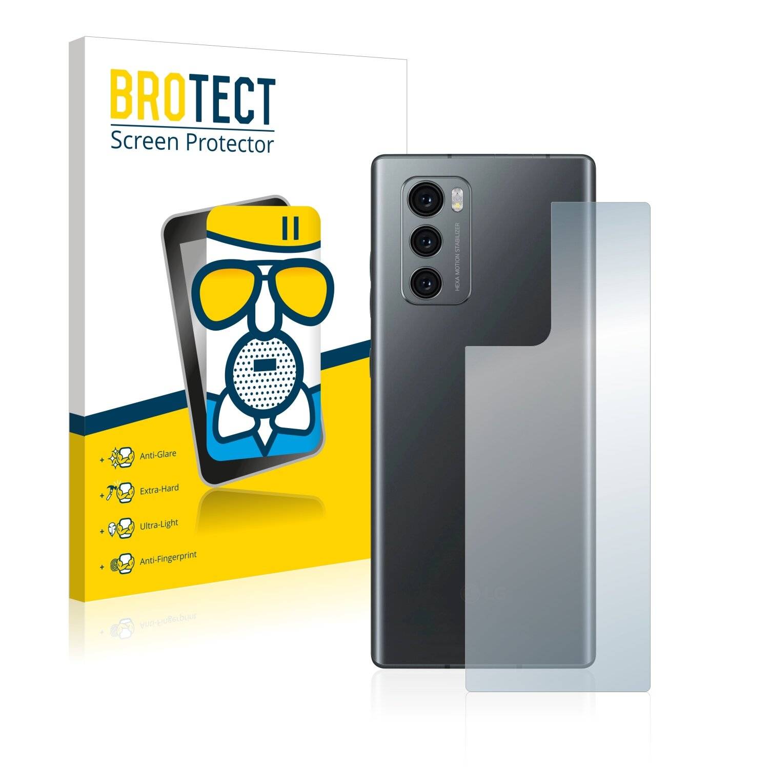 BROTECT AirGlass Matte Schutzglas Folie für LG Wing