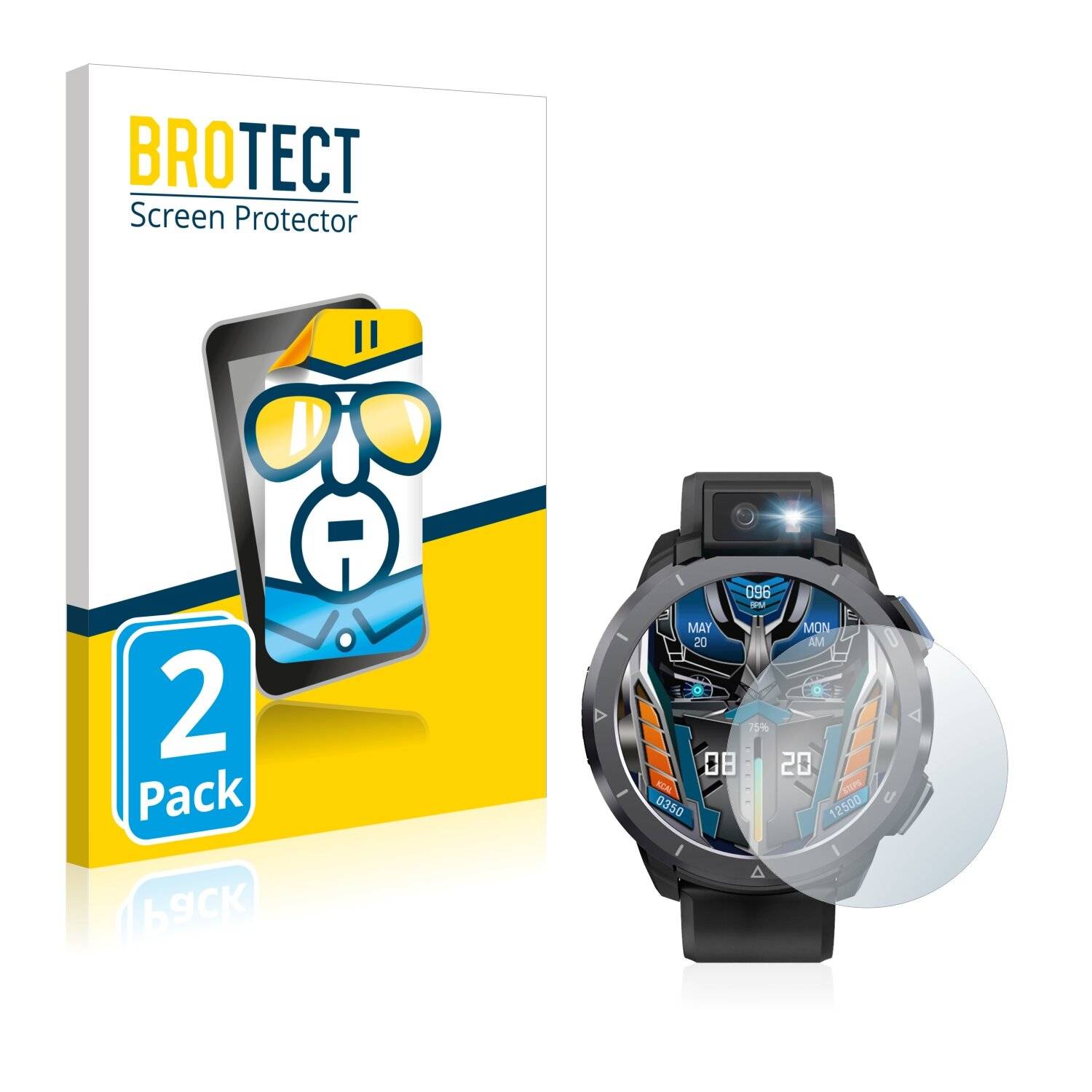2x BROTECT HD-Clear Displayschutzfolie für Kospet Optimus