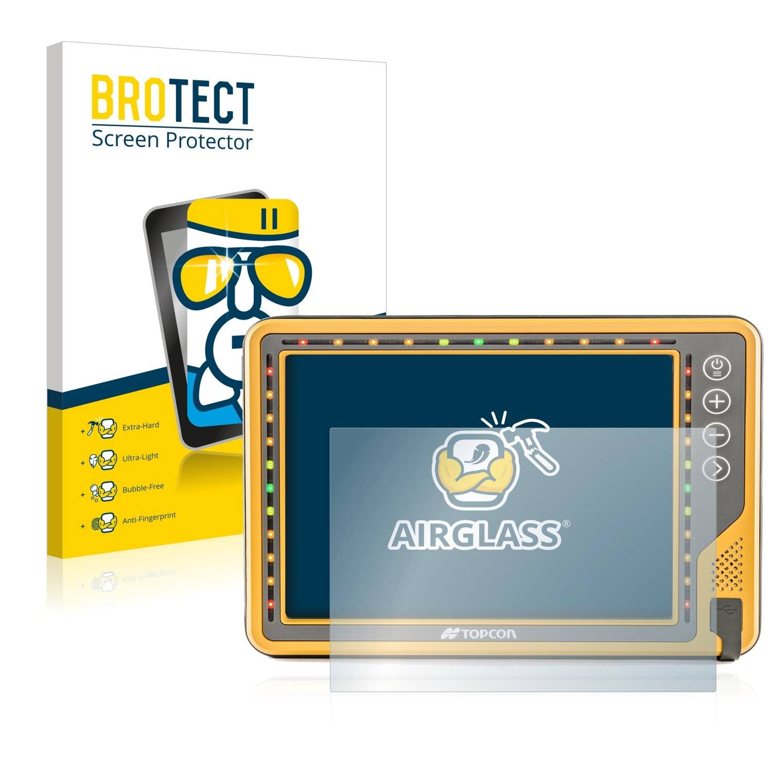 BROTECT AirGlass Schutzglas Folie für Topcon