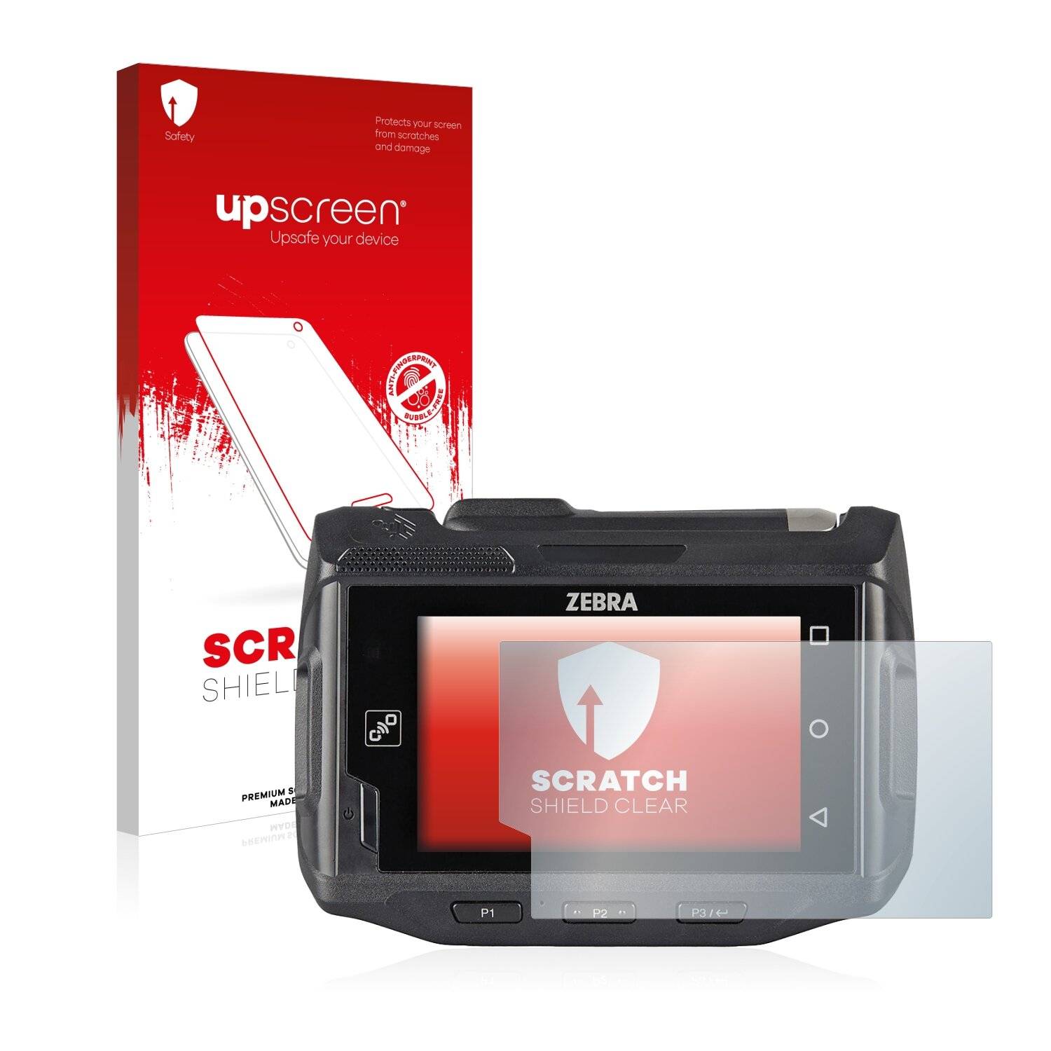 upscreen Scratch Shield Clear Premium Displayschutzfolie für Zebra