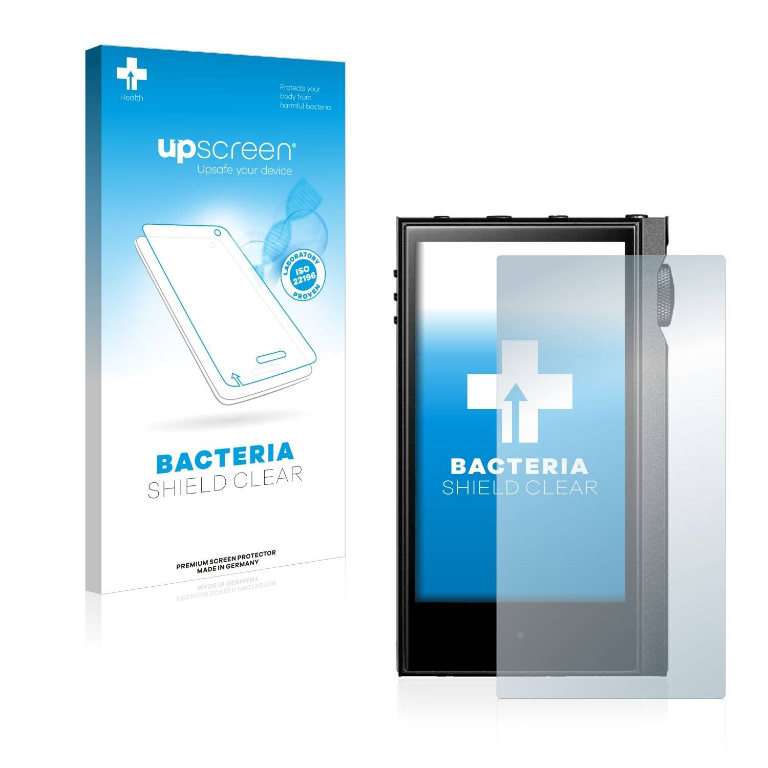 upscreen Bacteria Shield Clear Premium Antibakterielle Displayschutzfolie für Astell&Kern