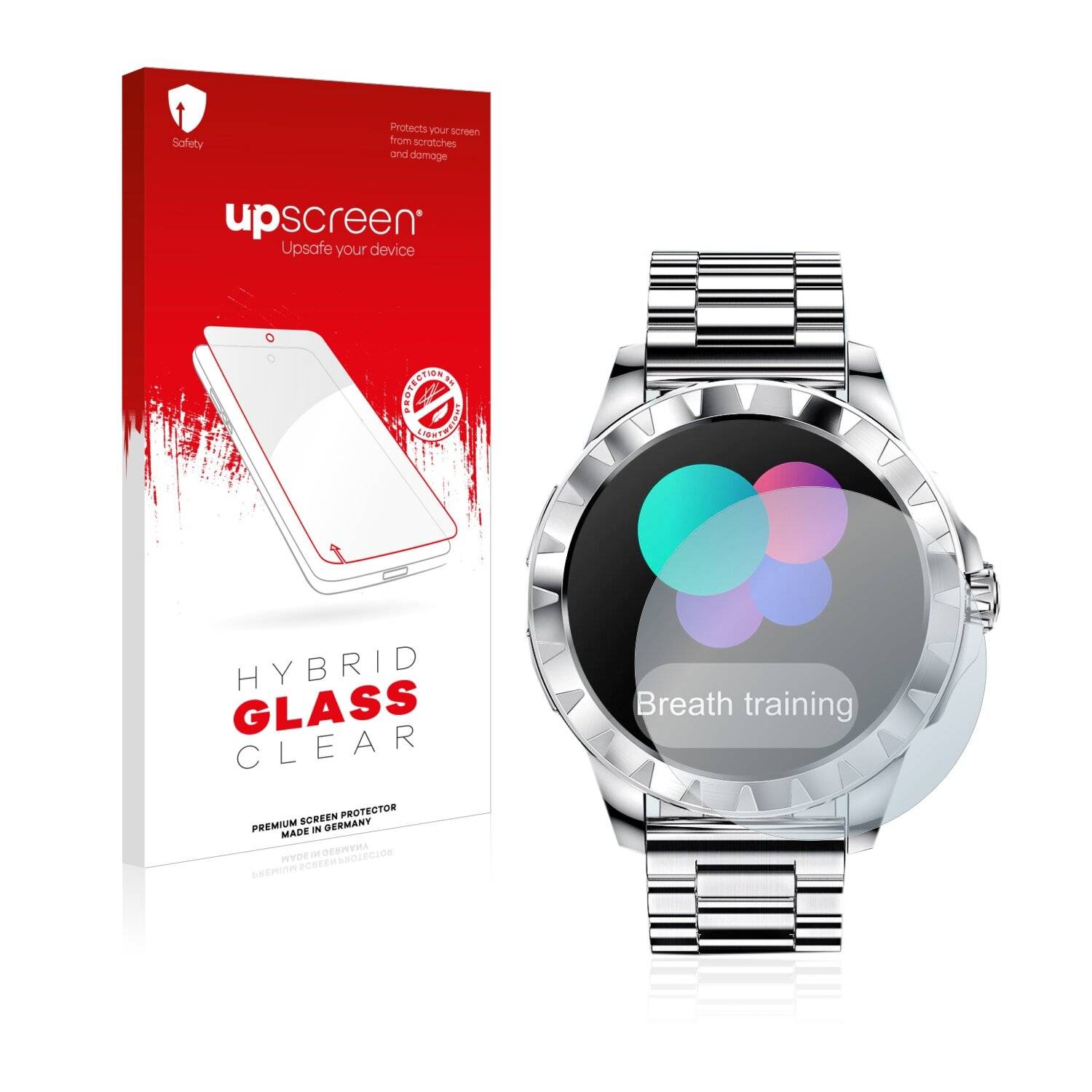 upscreen Hybrid Glass Clear Premium Schutzglas Folie für Lemfo